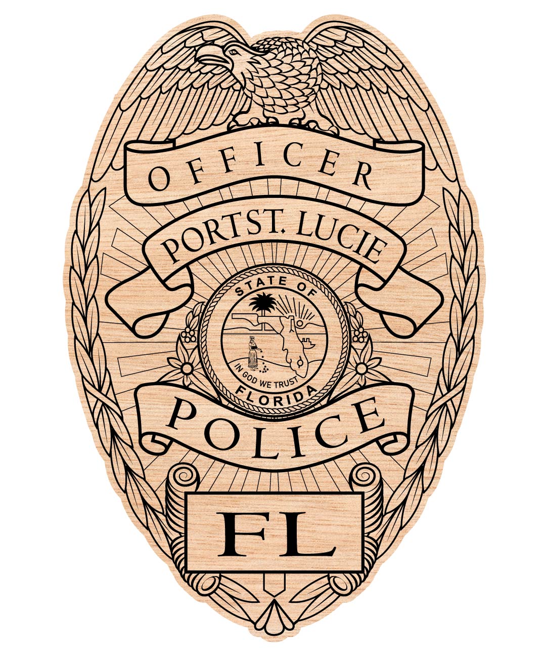 Port St Lucie Police Officer Badge,Port St Lucie Police Department Badge, Port St Lucie Police Badge,Port St Lucie Police BadgeSvg