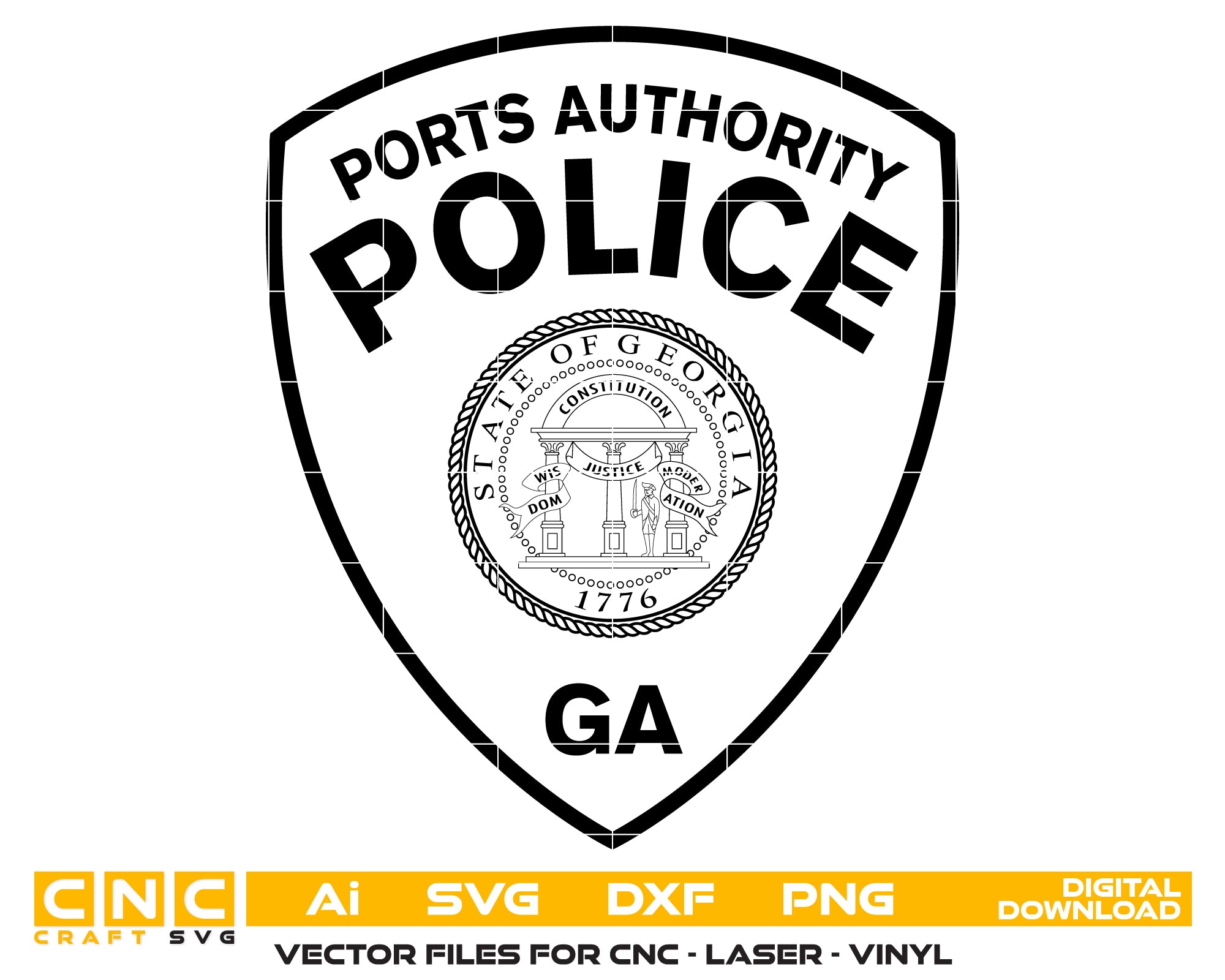 Ports Authority Police Patch SVG
Georgia Ports Authority Police Patch Vector
Ports Authority Police Emblem Design
Police Patch SVG Georgia Ports
Ports Authority Police Emblem
