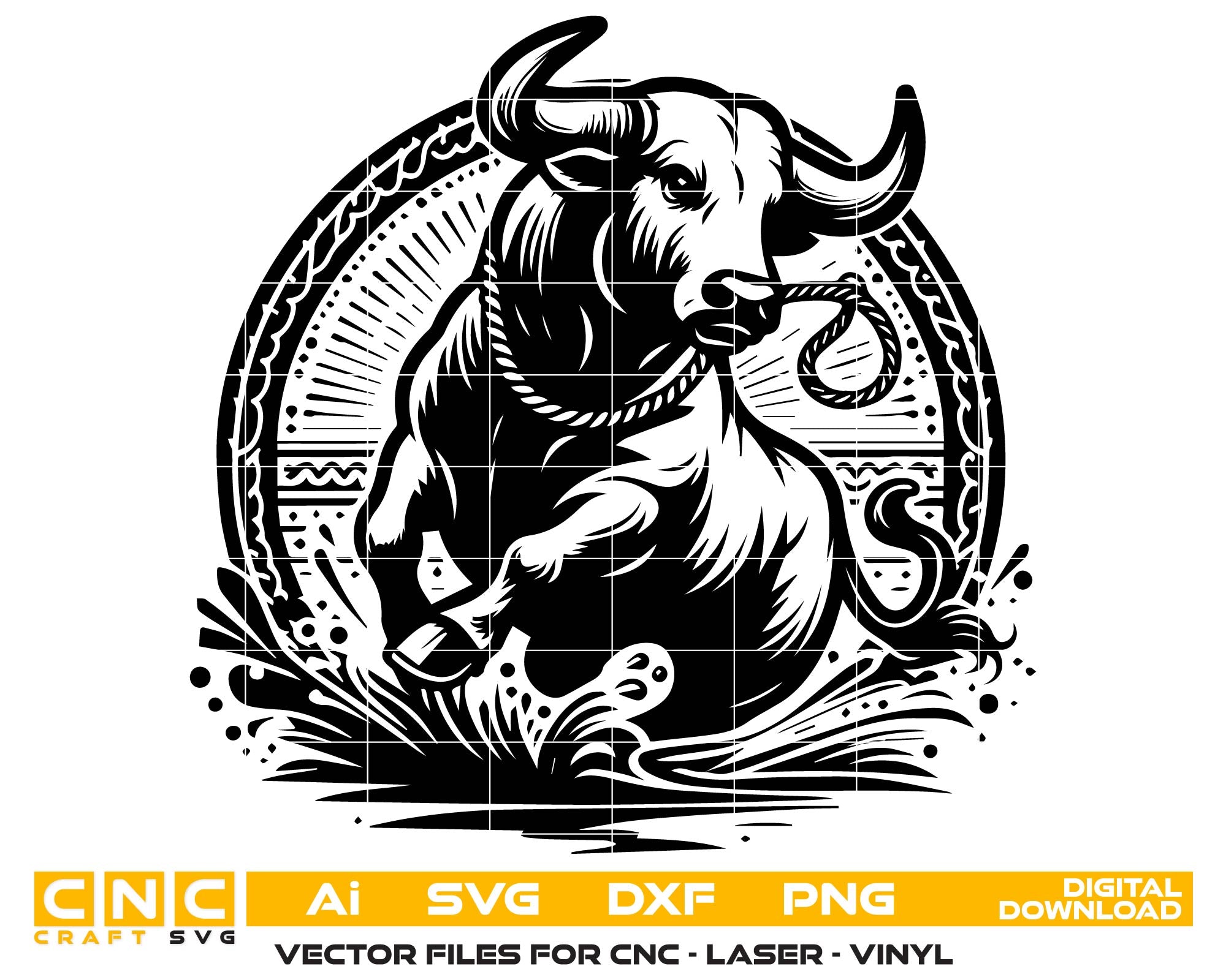Power Bull Vector