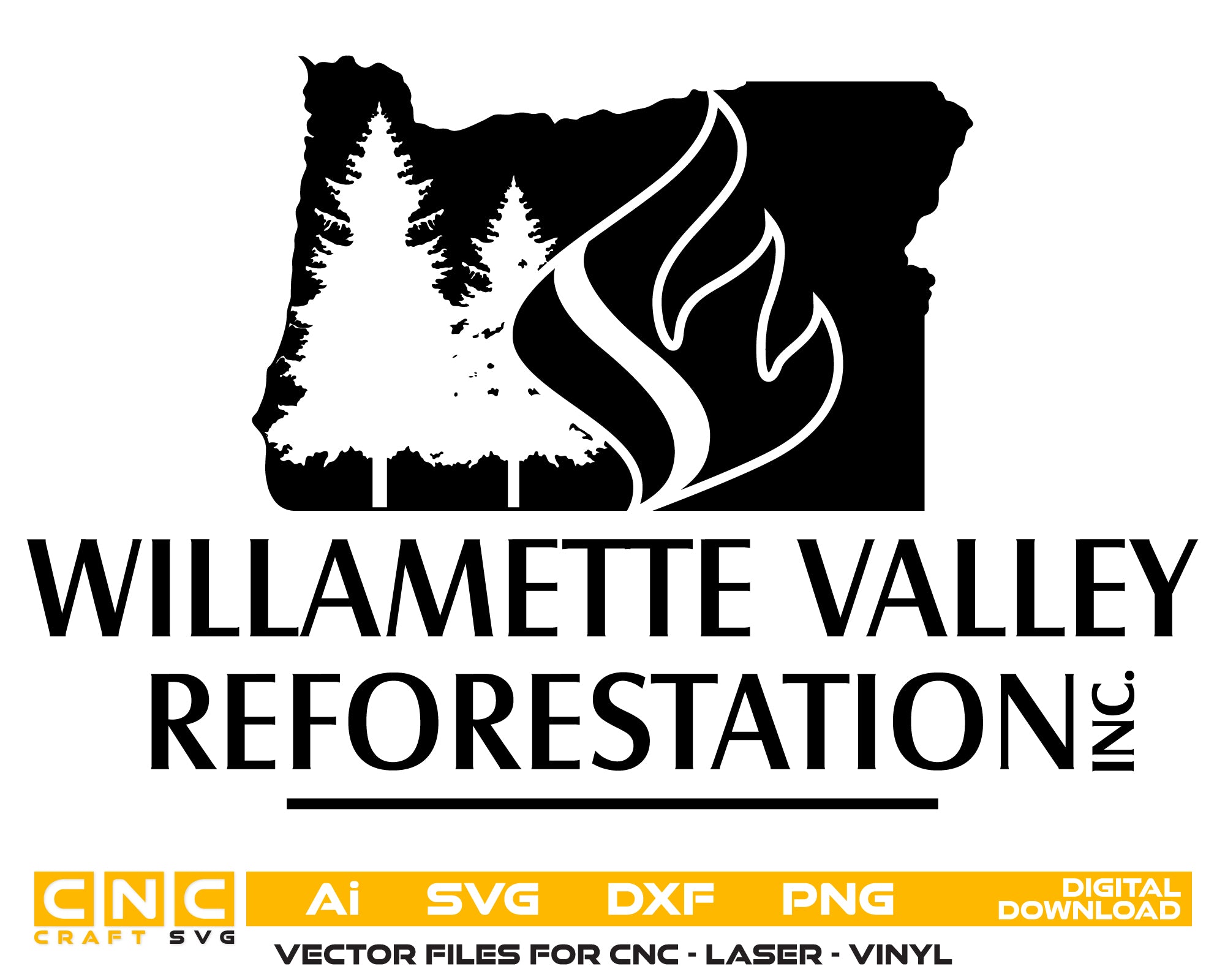 Willamette Valley Reforestation Inc Logo – Vector Design