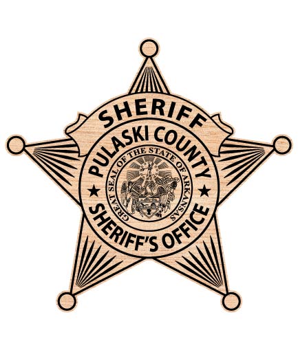 Pulaski County Sheriff’s Office Badge SVG, Pulaski County Sheriff Badge Vector, Arkansas Sheriff Emblem SVG, Pulaski County Law Enforcement Badge SVG, Sheriff’s Office Badge Arkansas