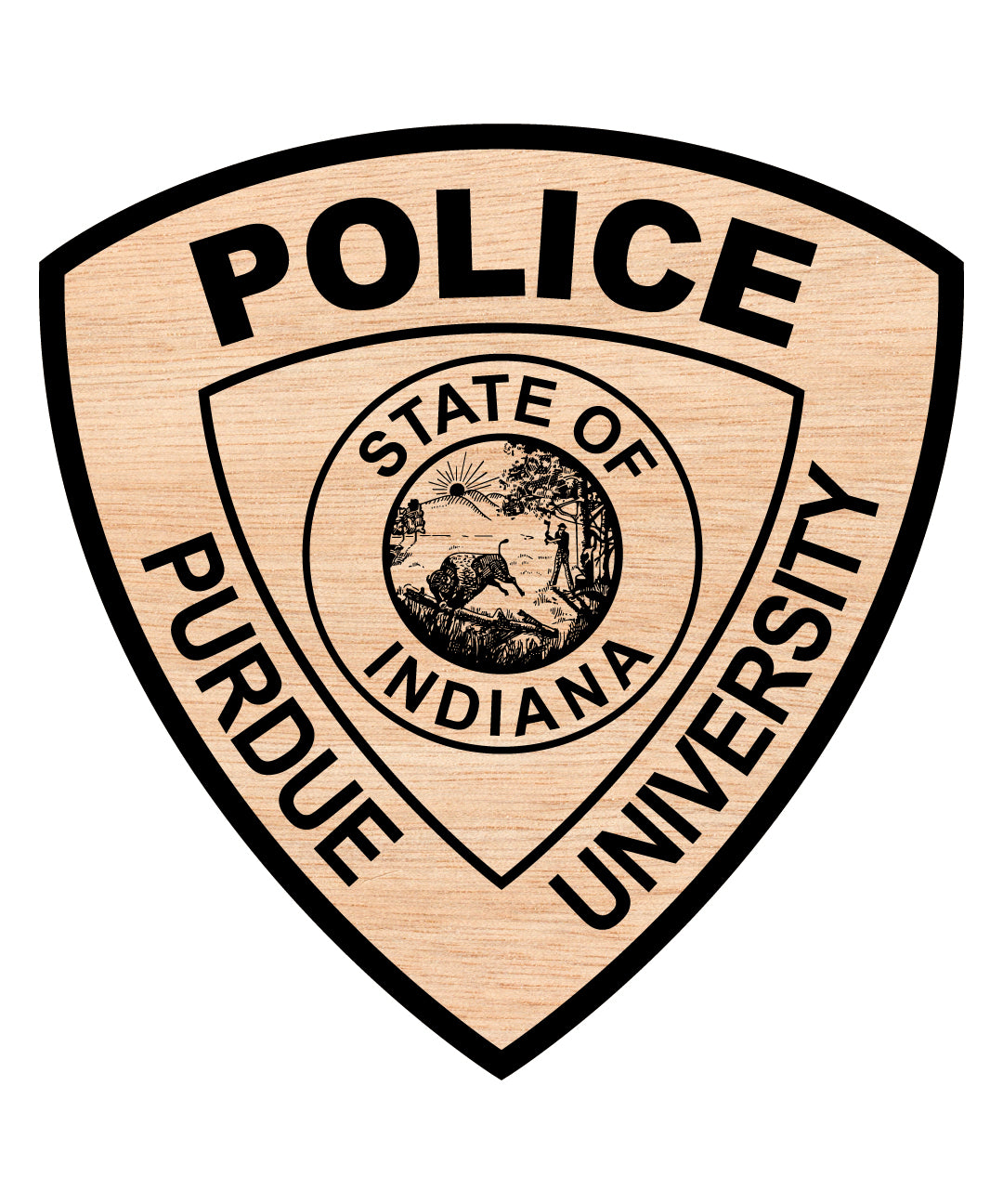 Purdue University Indiana Police Patch SVG, Purdue University Police Emblem, Indiana Campus Law Enforcement Patch, Purdue Police Patch Vector, Campus Police Logo