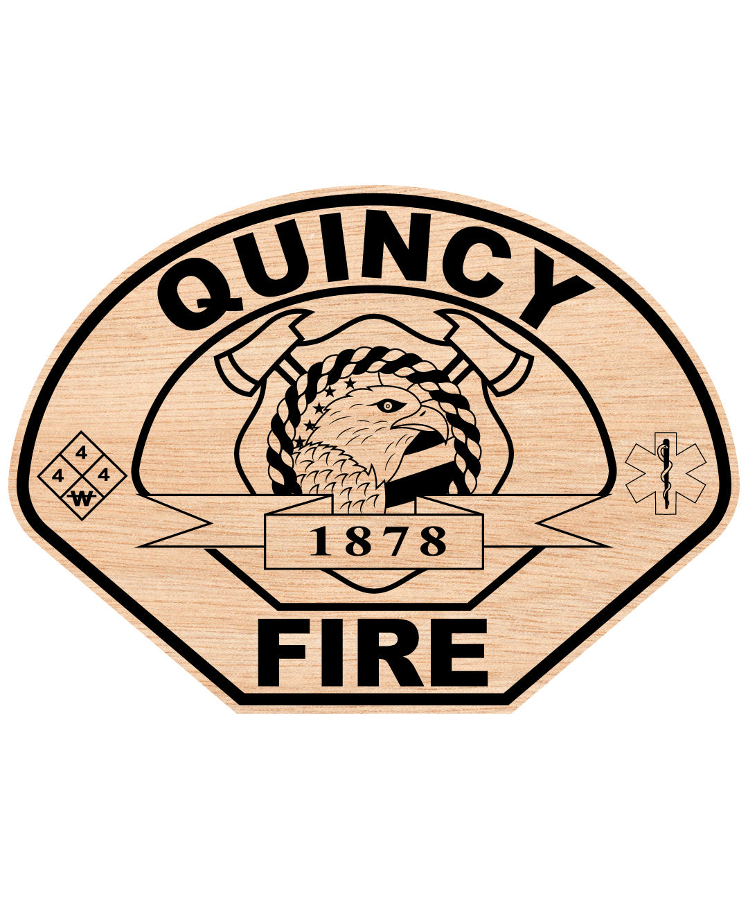 Quincy Fire Department Badge