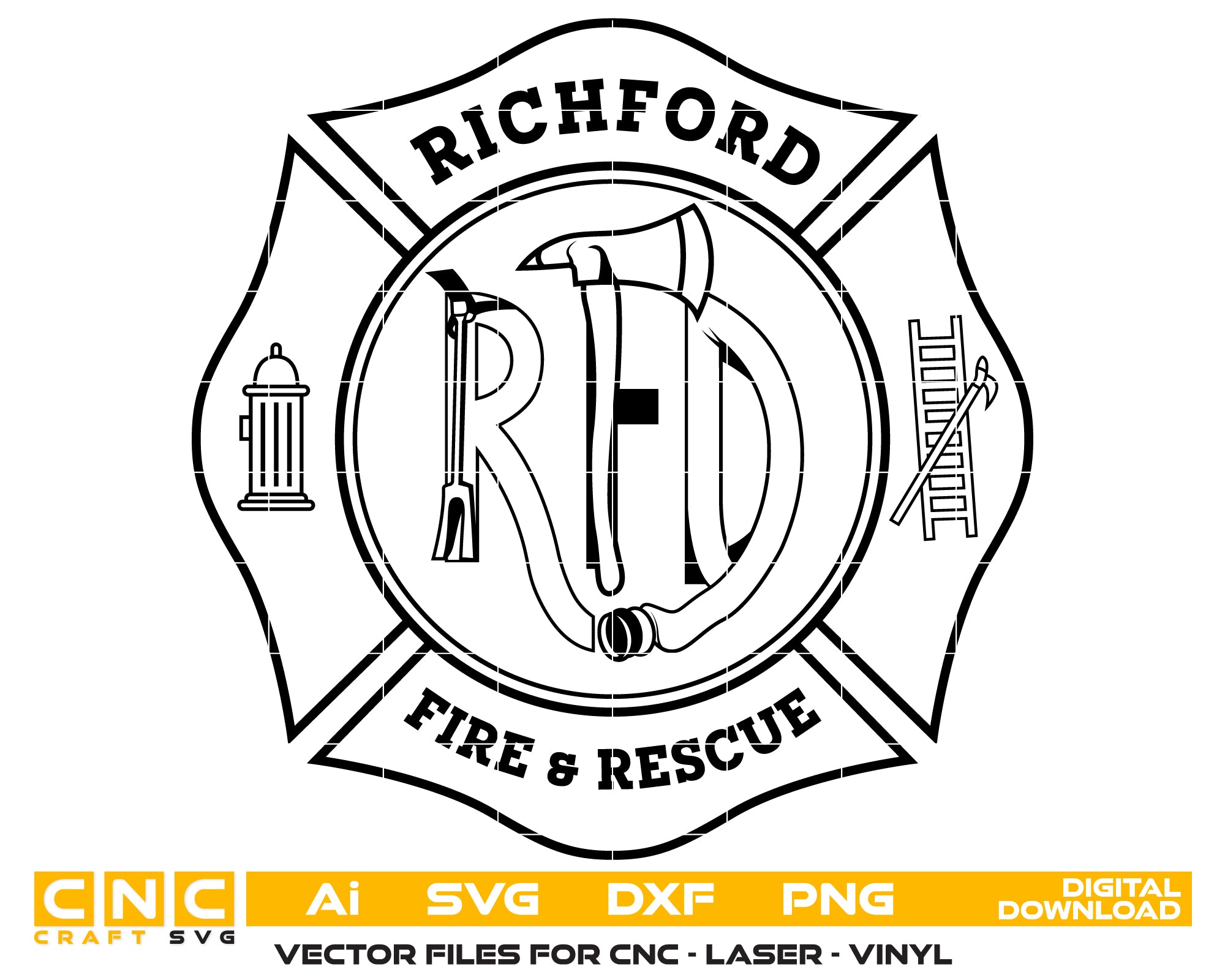 Richford Fire & Rescue Department Badge