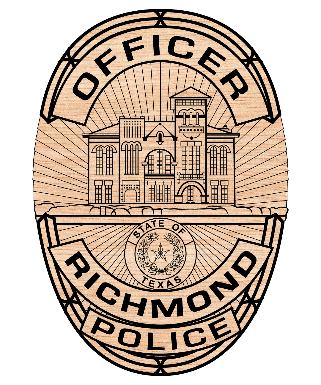 Richmond, Texas Police Officer Badge