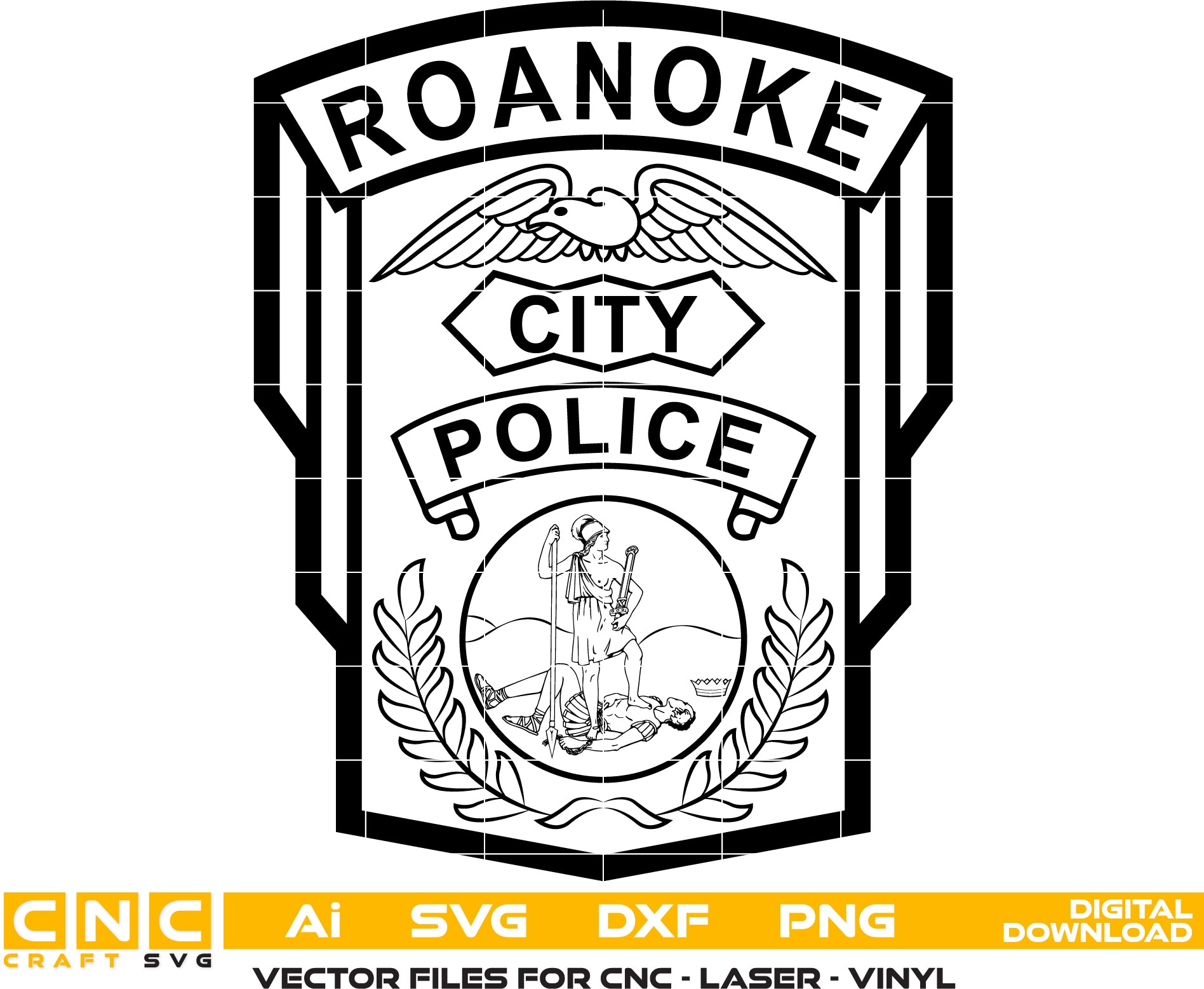 Roanoke City Police Patch