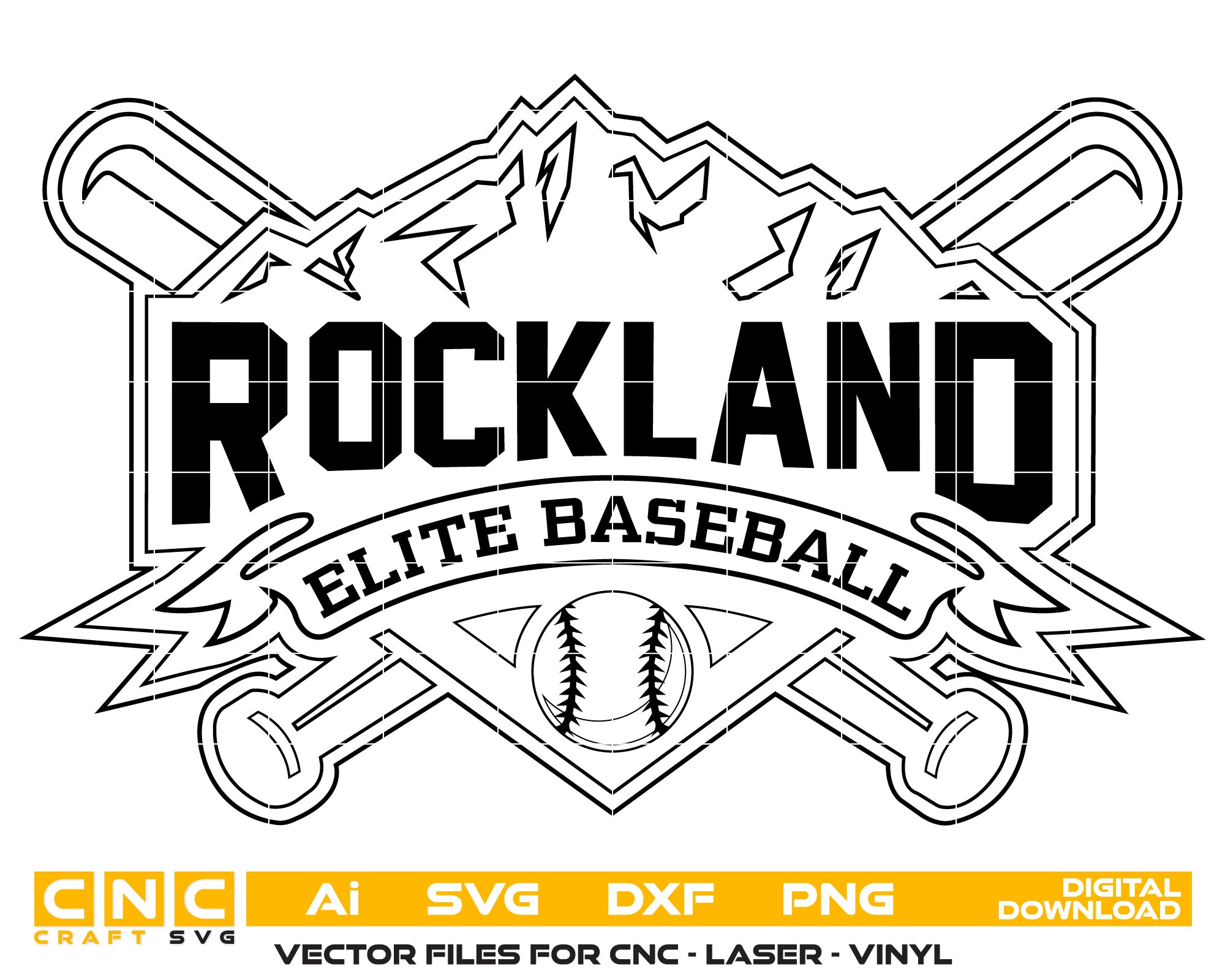 Rockland Logo Vector Art