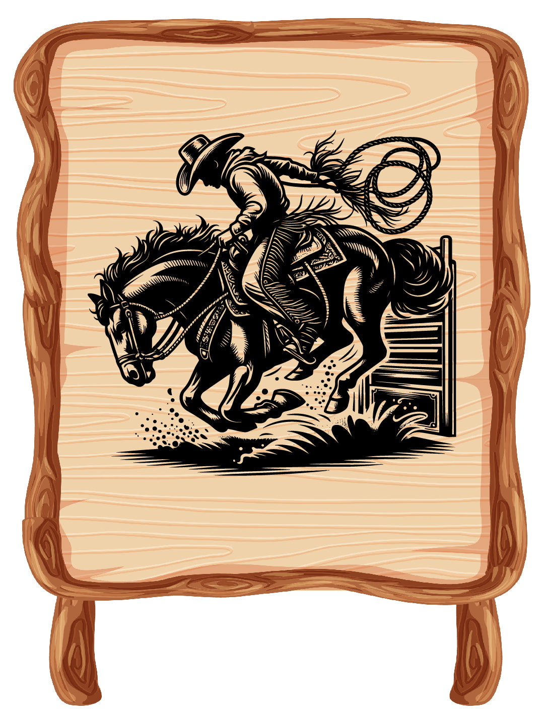 Vintage Rodeo Vector – Digital Download