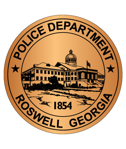 Roswell, Georgia Police Patch for Laser Engraving and Crafting Projects