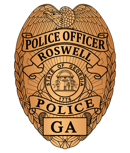 Roswell Police Officer Badge for Laser Engraving and DIY Projects