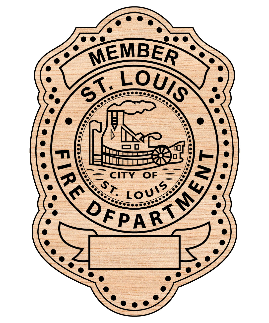 ST. Louis Fire Department Badge