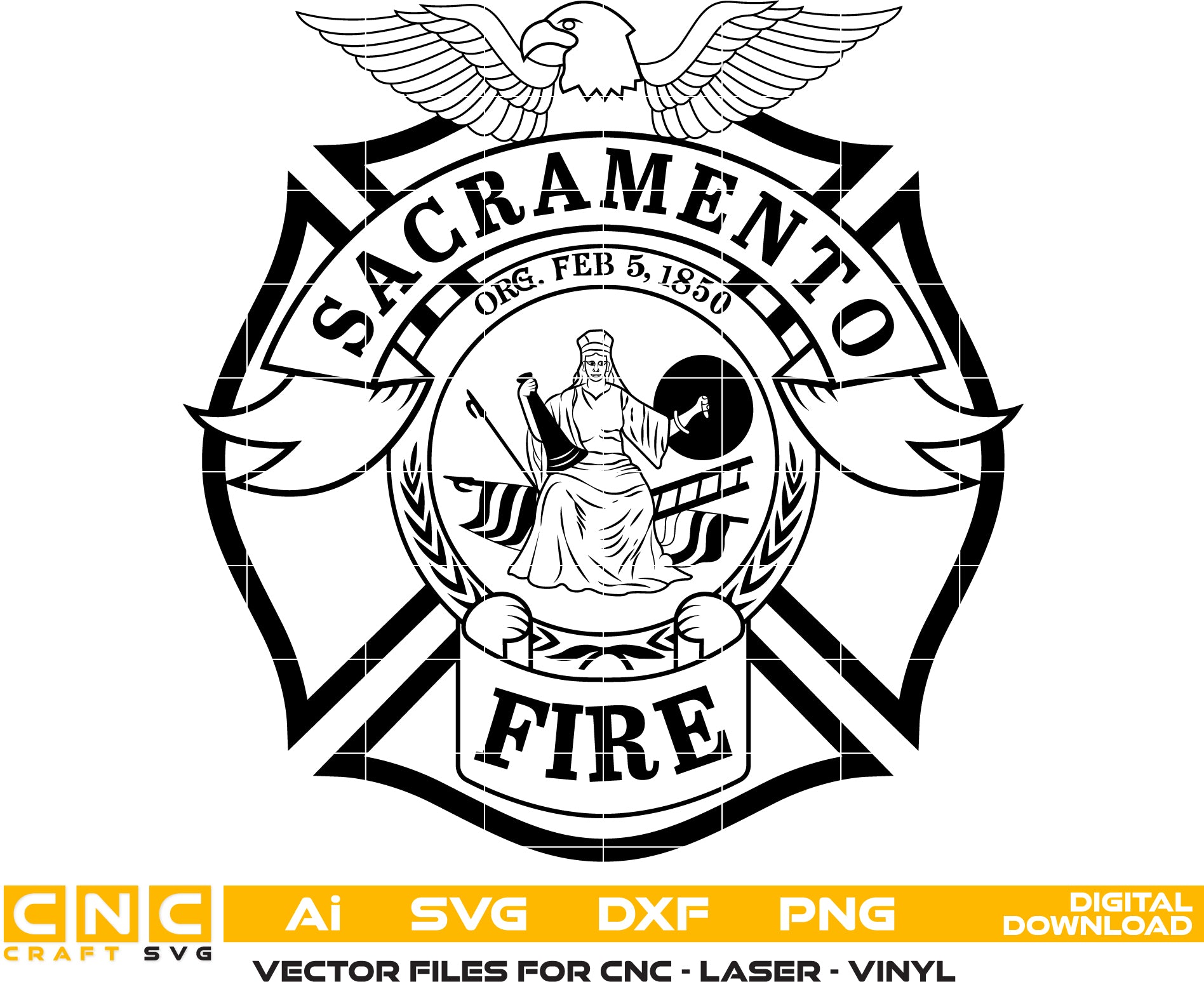 Sacramento Fire Department Badge
