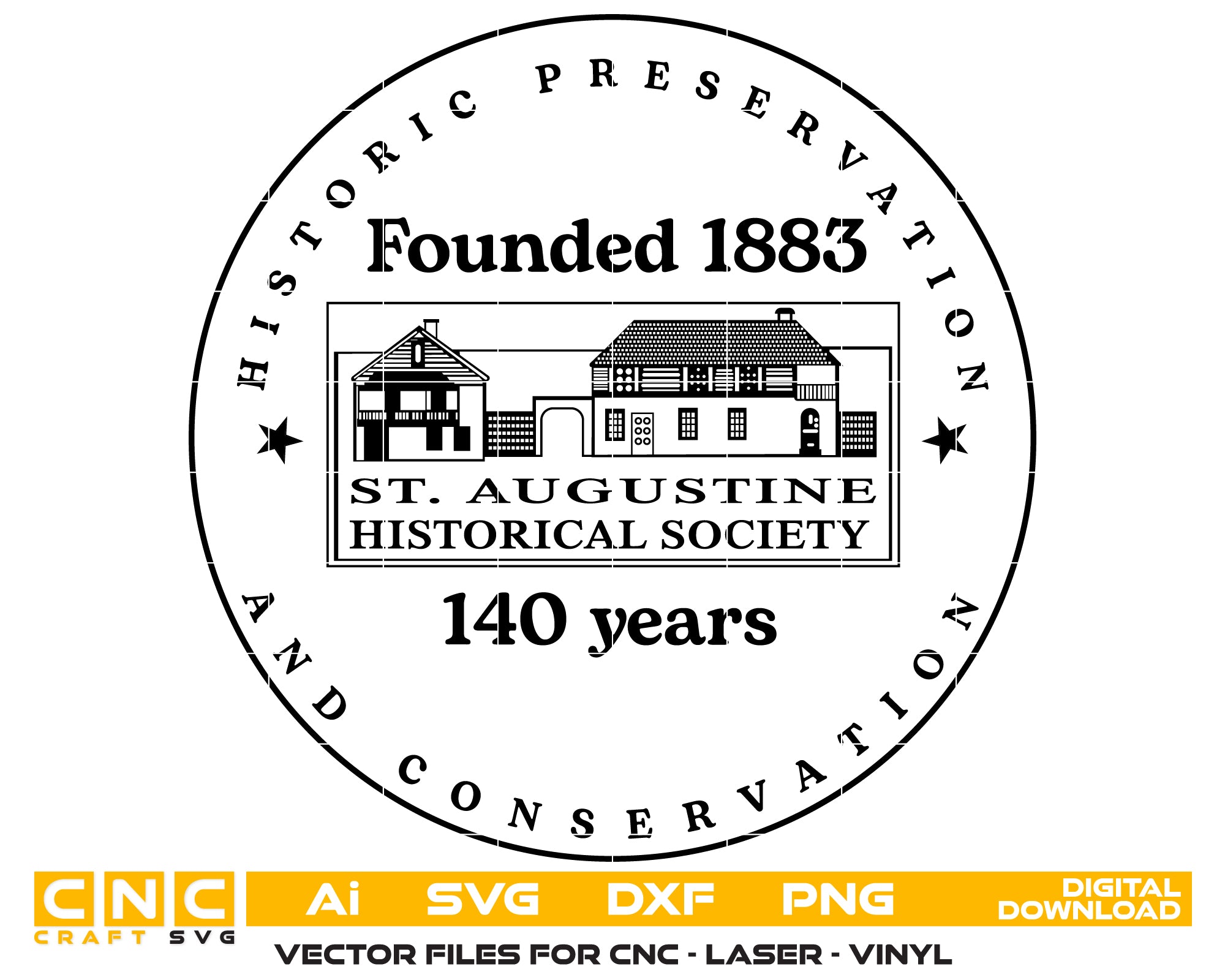 Saint Augustine Historical Society - Oldest House seal