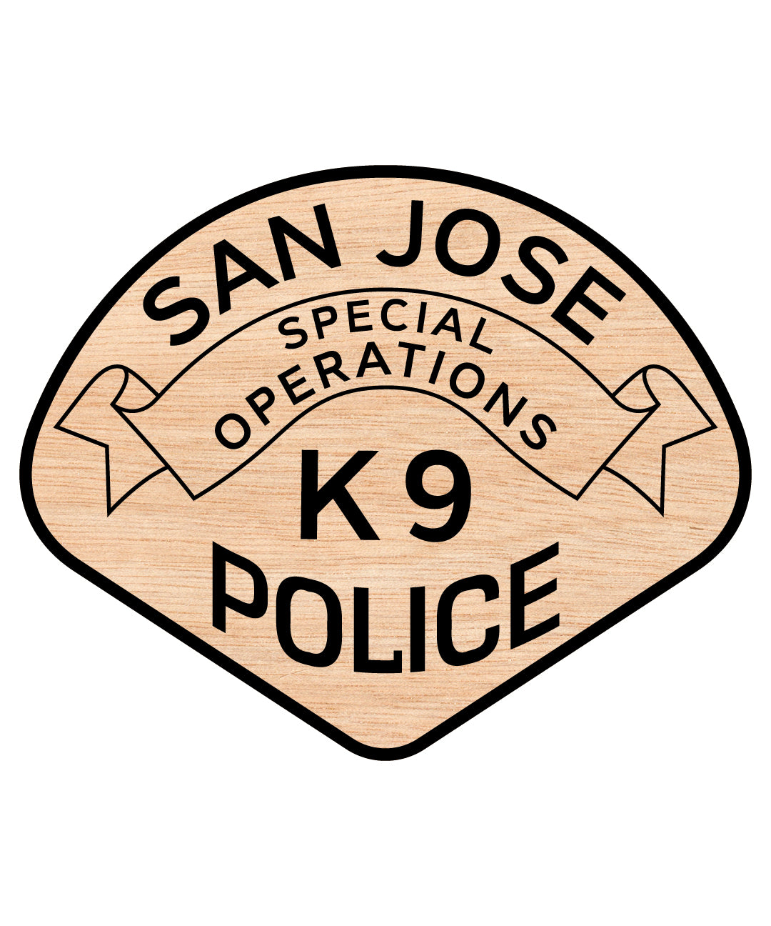 San Jose Police K-9 Unit Badge