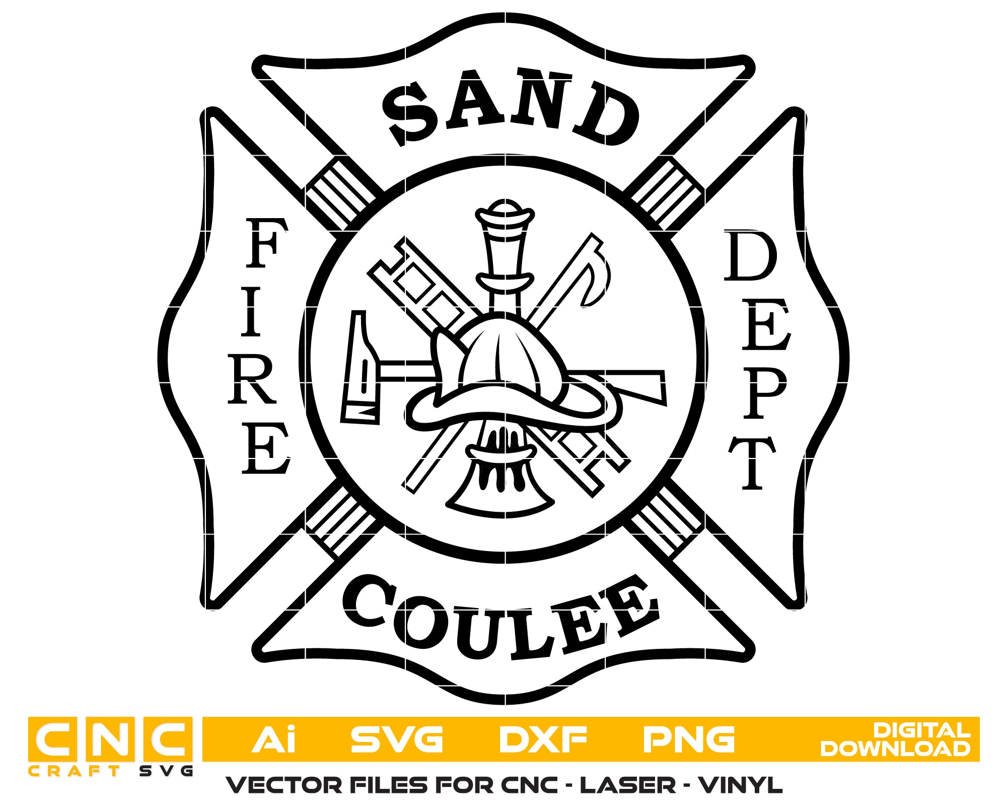 Sand Coulee Volunteer Fire Department Badge