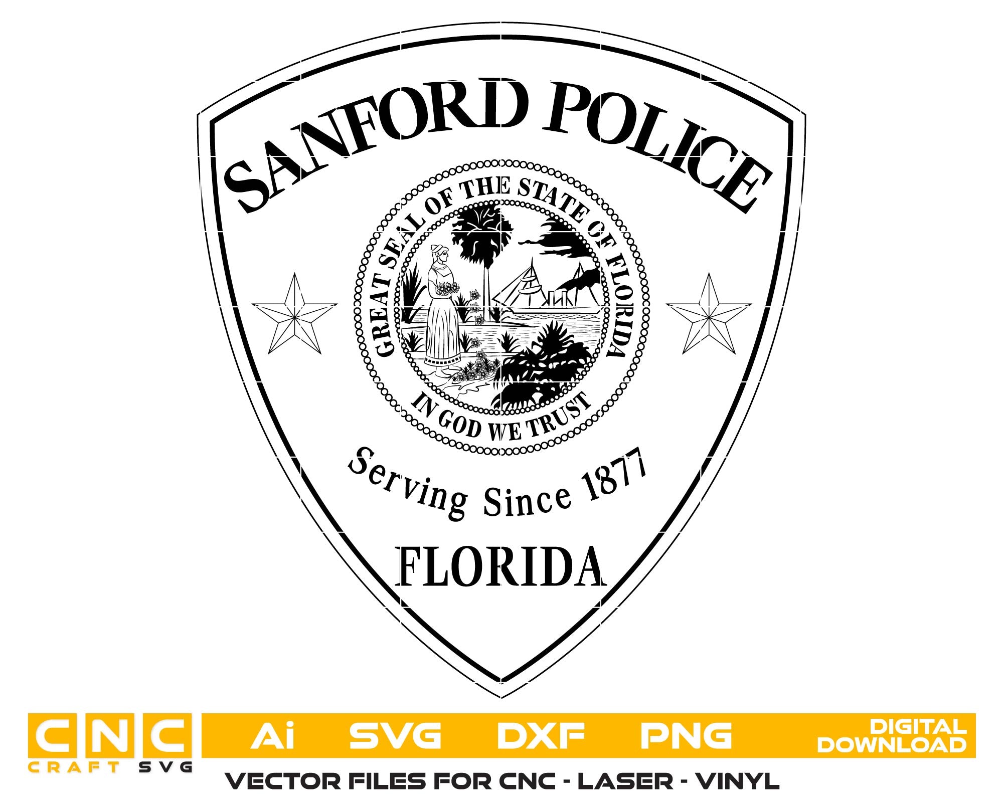 Sanford Police Department Patch, Florida