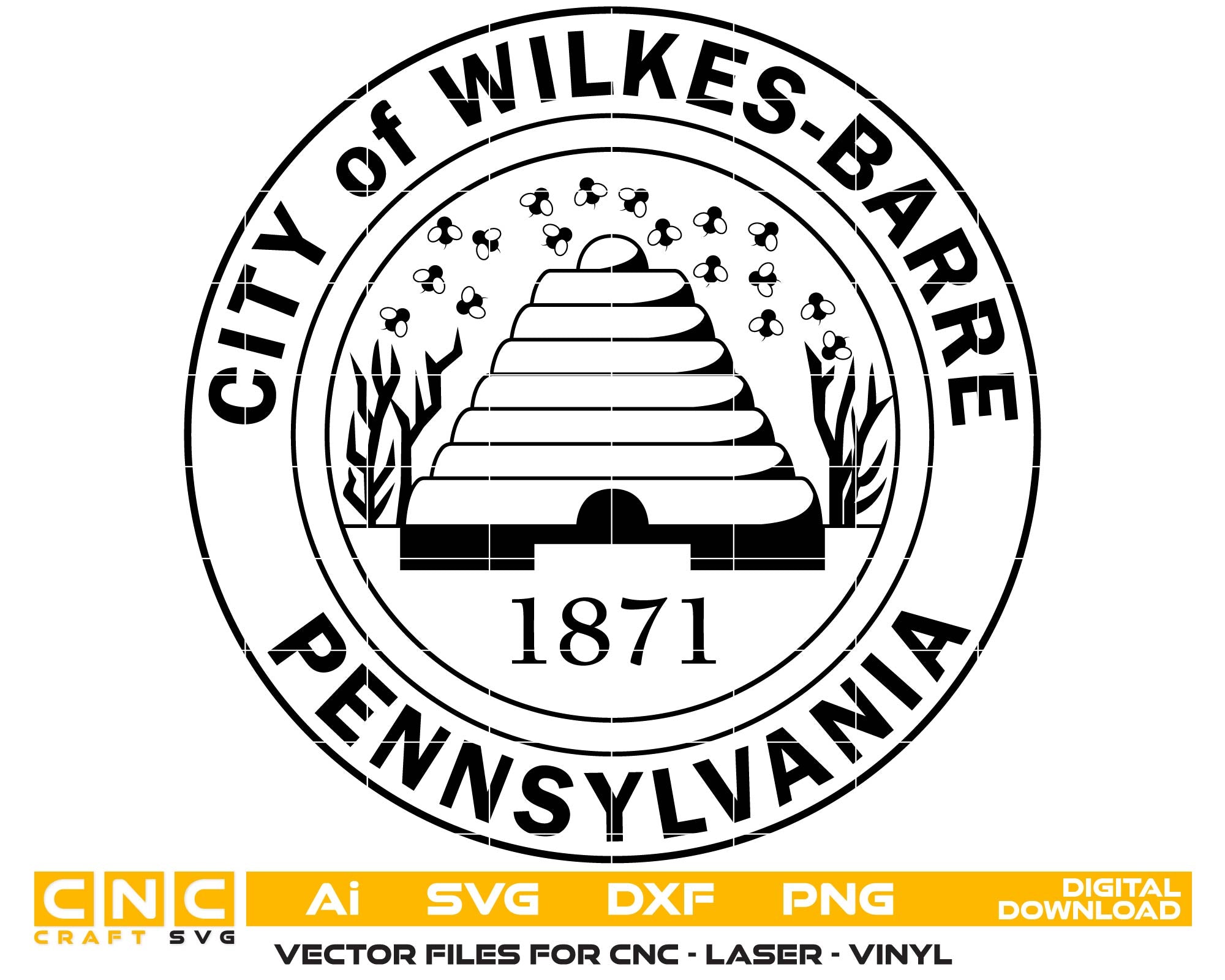 Seal Of The City of Wilkes-Barre, Pennsylvania