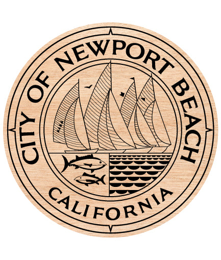 Seal of Newport Beach California SVG, Newport Beach City Emblem Vector, Newport Beach Municipal Seal, City Seal SVG, California Official Emblem Vector File