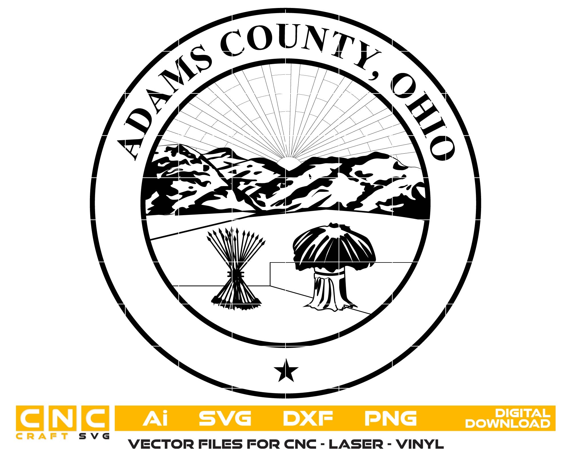 Seal of Adams County, Ohio
