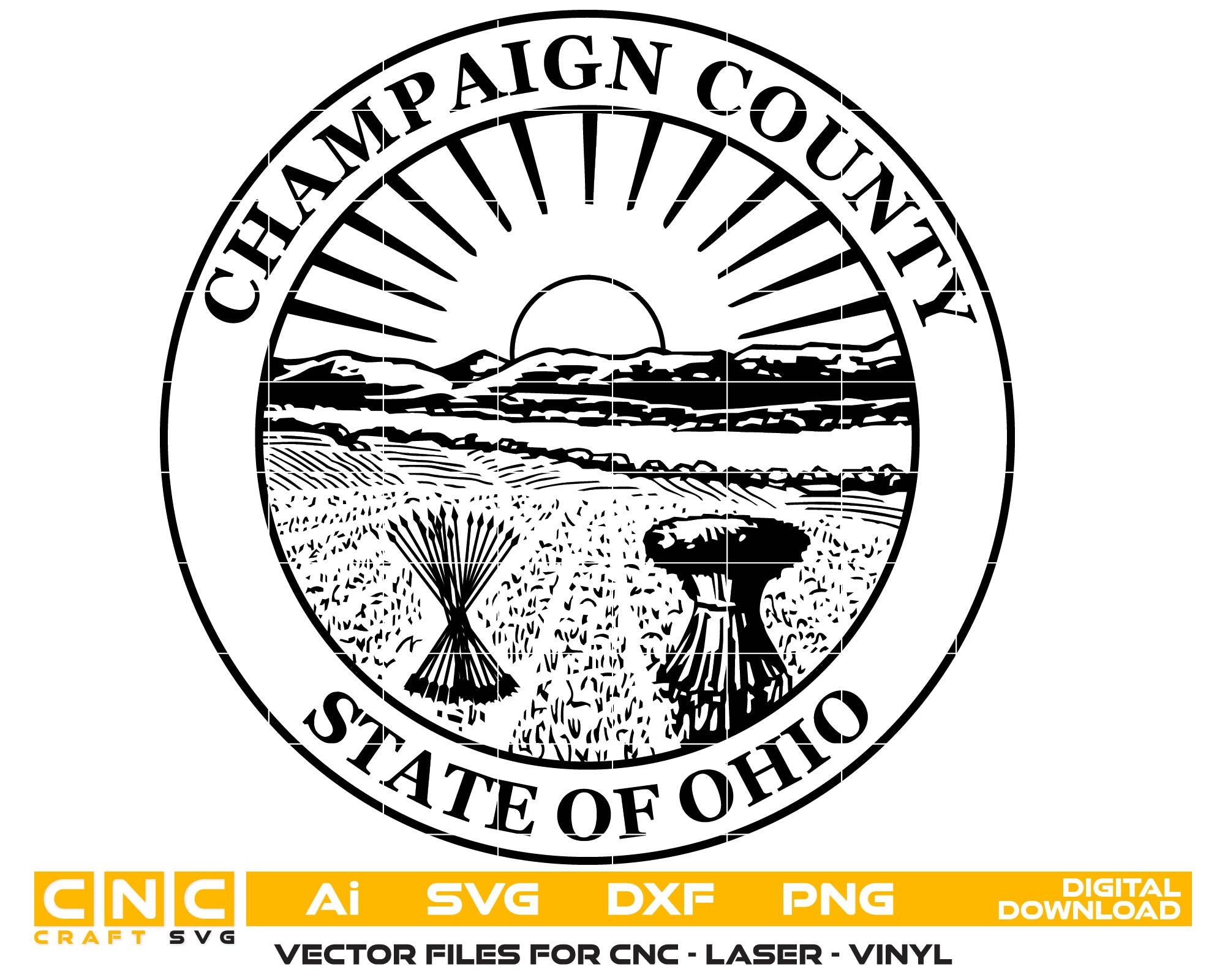 Seal of Champaign County, Ohio