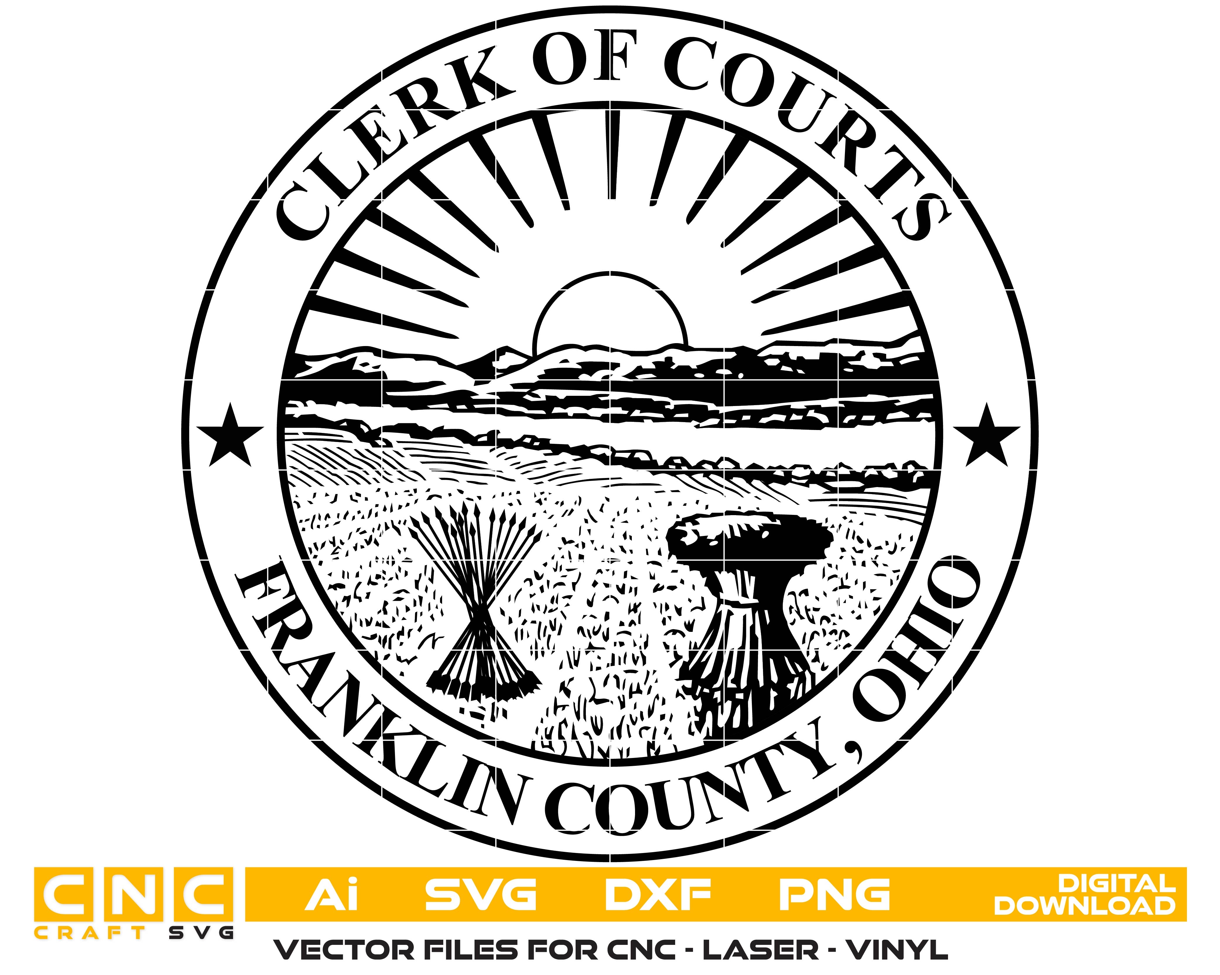 Seal of Clerk of Courts for Franklin County, Ohio