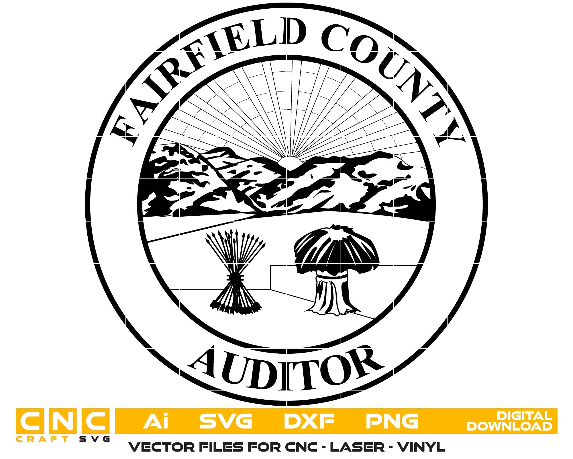 Seal of the Auditor of Fairfield County