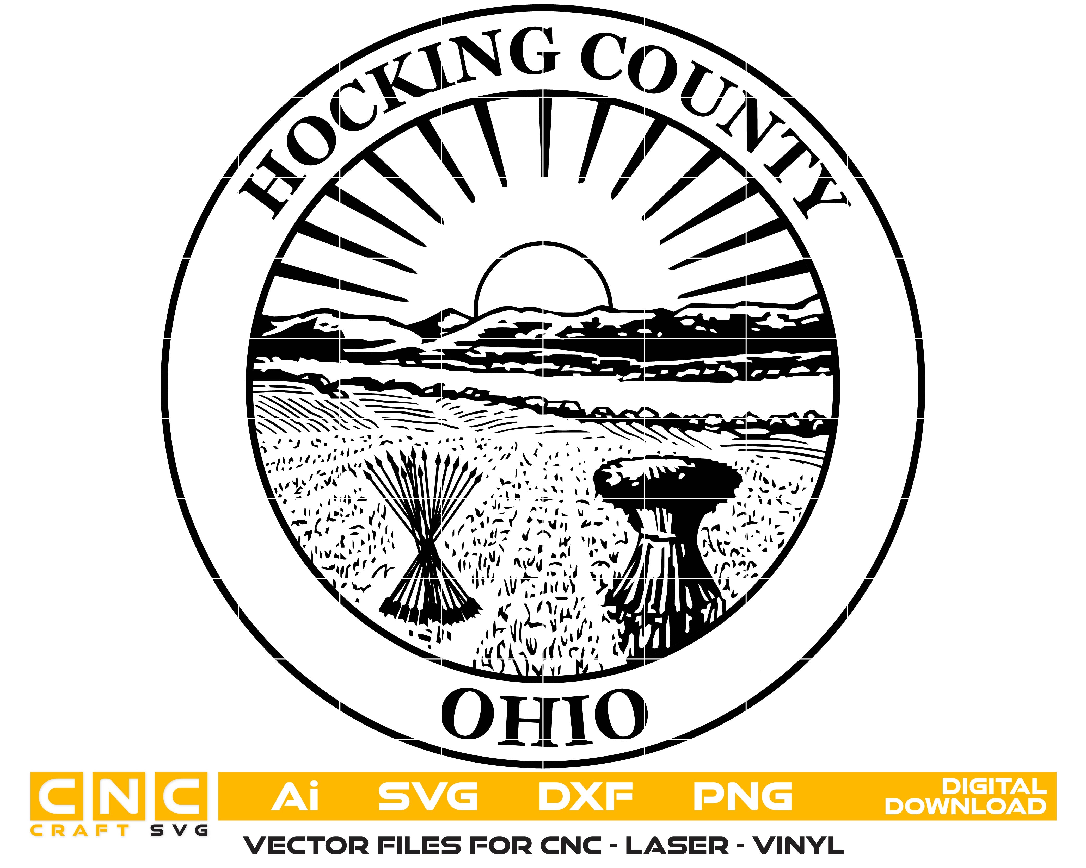 Sello del condado de Hocking, Ohio