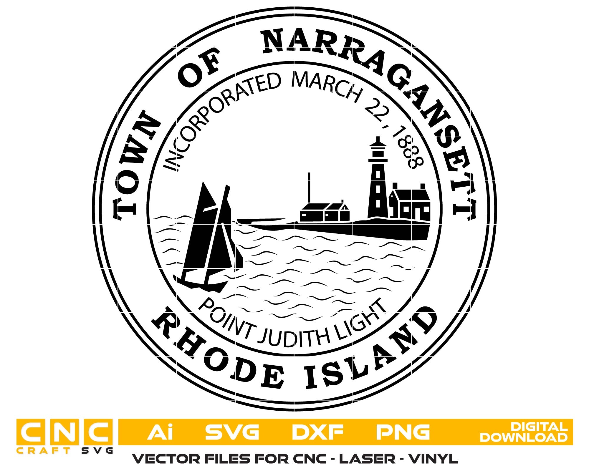 Seal of Narragansett Washington County, Rhode Island