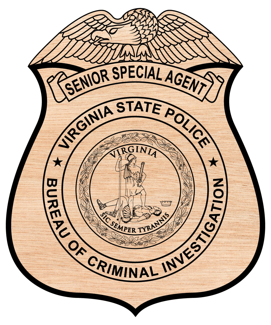 Senior Special Agent Badge Virginia State Police