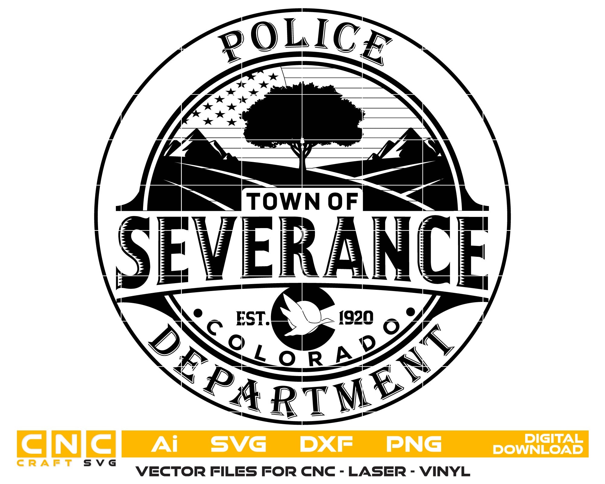 Severance Police Department Patch, Colorado
