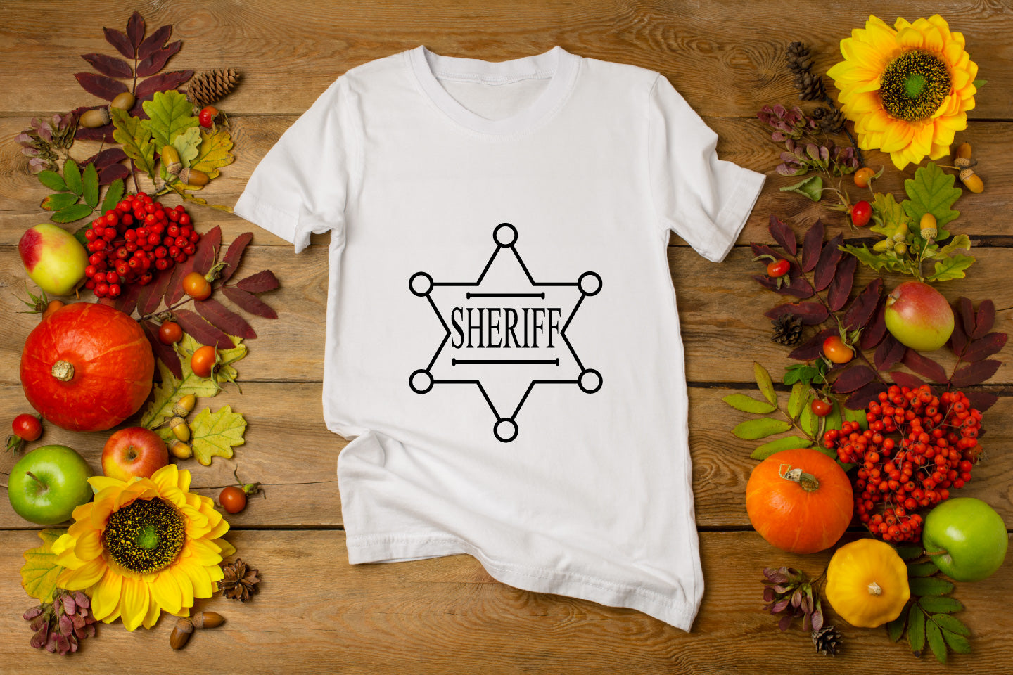 Sheriff Badge Vector Art