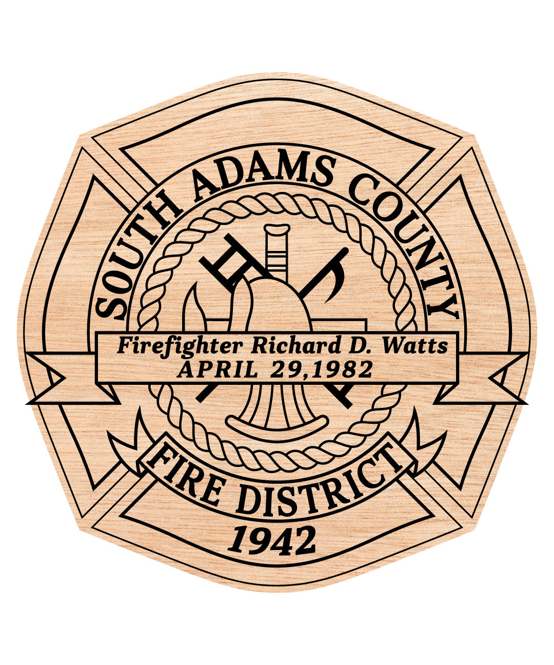 South Adams County Fire Department Badge SVG