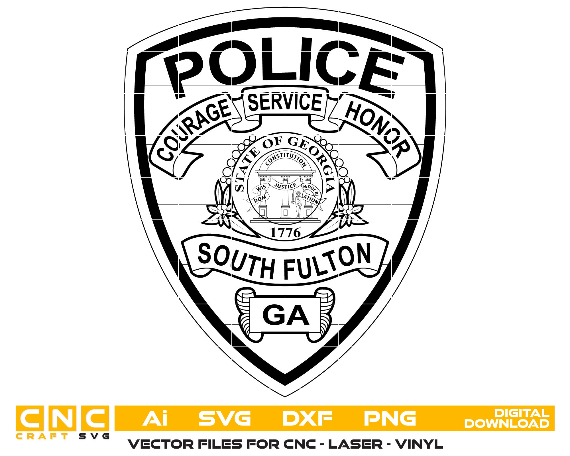 South Fulton Police Patch
South Fulton Police Patch
Georgia Police SVG
Police Patch SVG