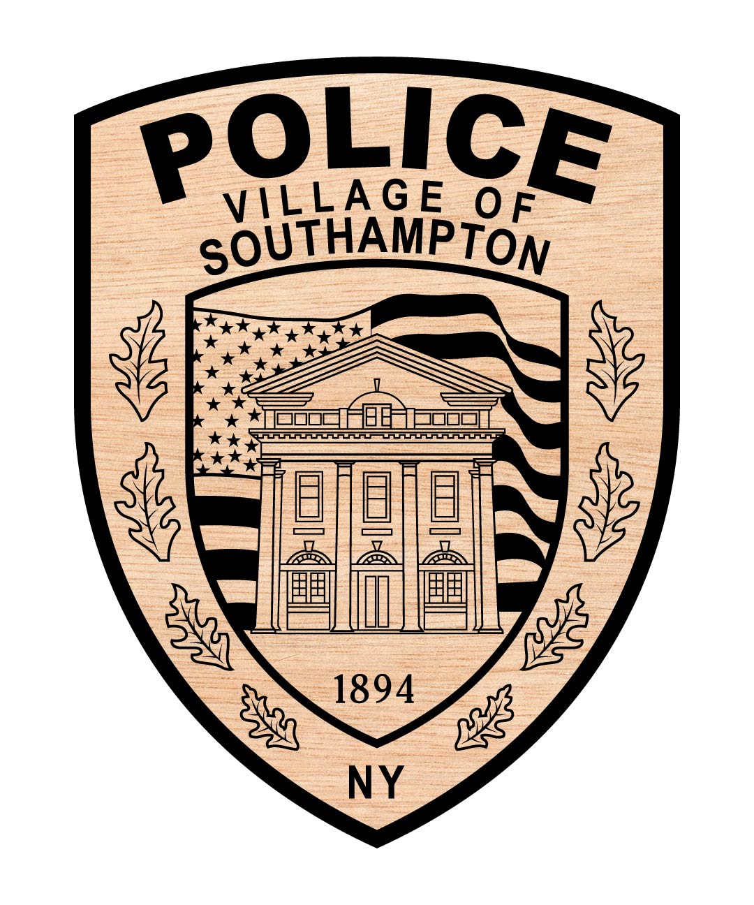 Southampton Village Police Logo SVG, Southampton Police Department Vector, Police Logo SVG, Law Enforcement Emblem, Police Badge Logo Vector, Engraving Police Logo