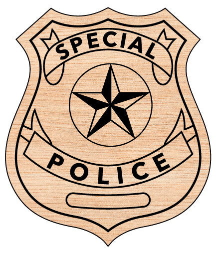 special police badge svg, police special officer badge vector design, law enforcement special badge svg, security officer special badge svg, special duty police badge svg