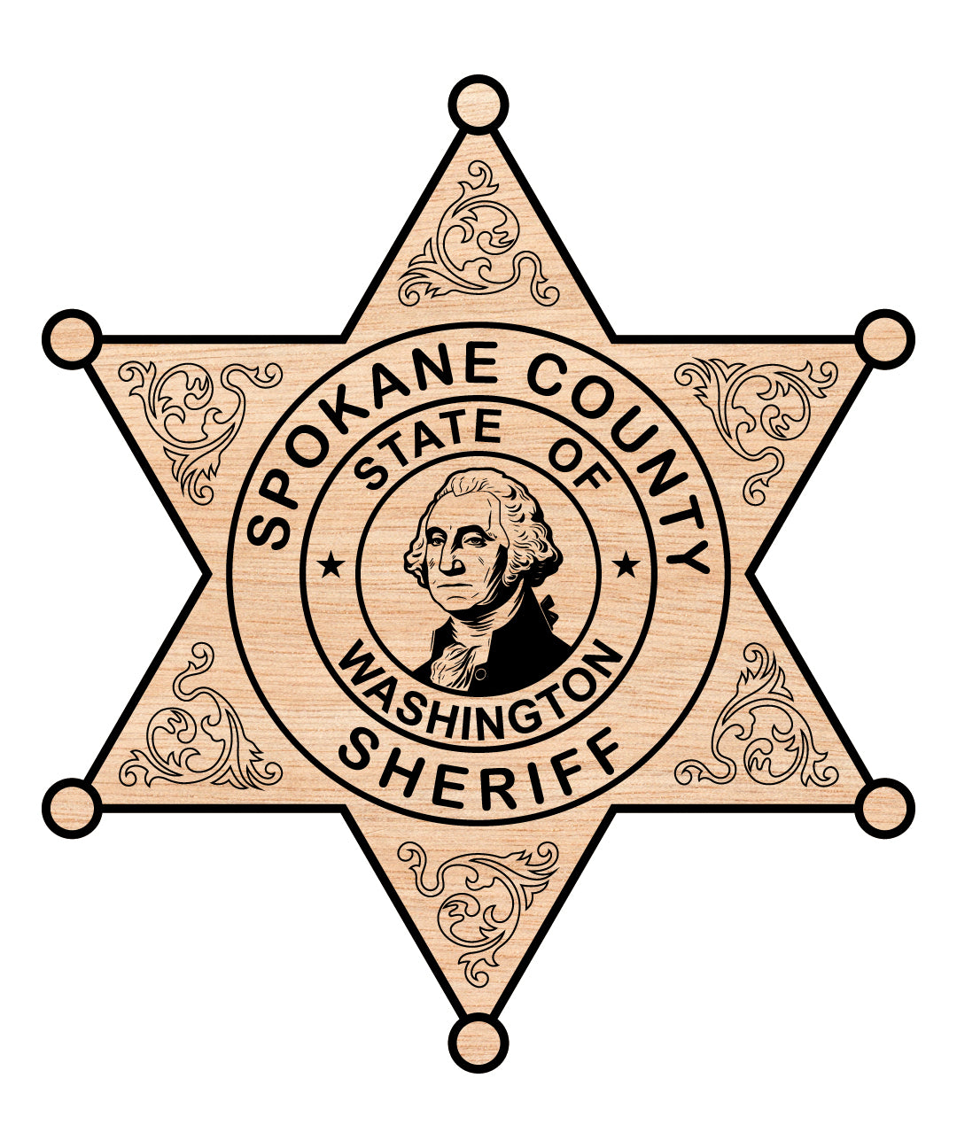 Spokane County Washington Sheriff Badge