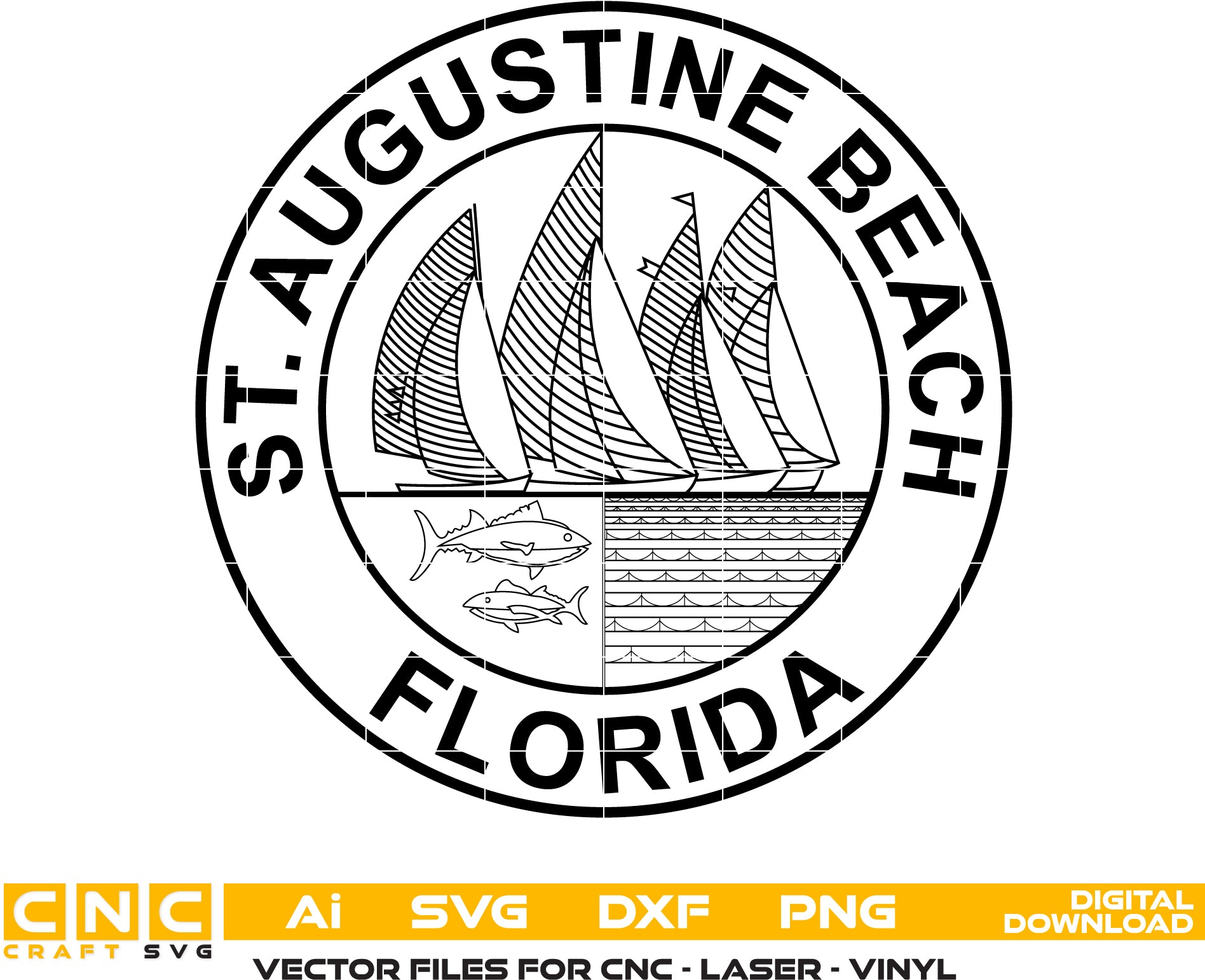 Seal of St. Augustine Beach Florida