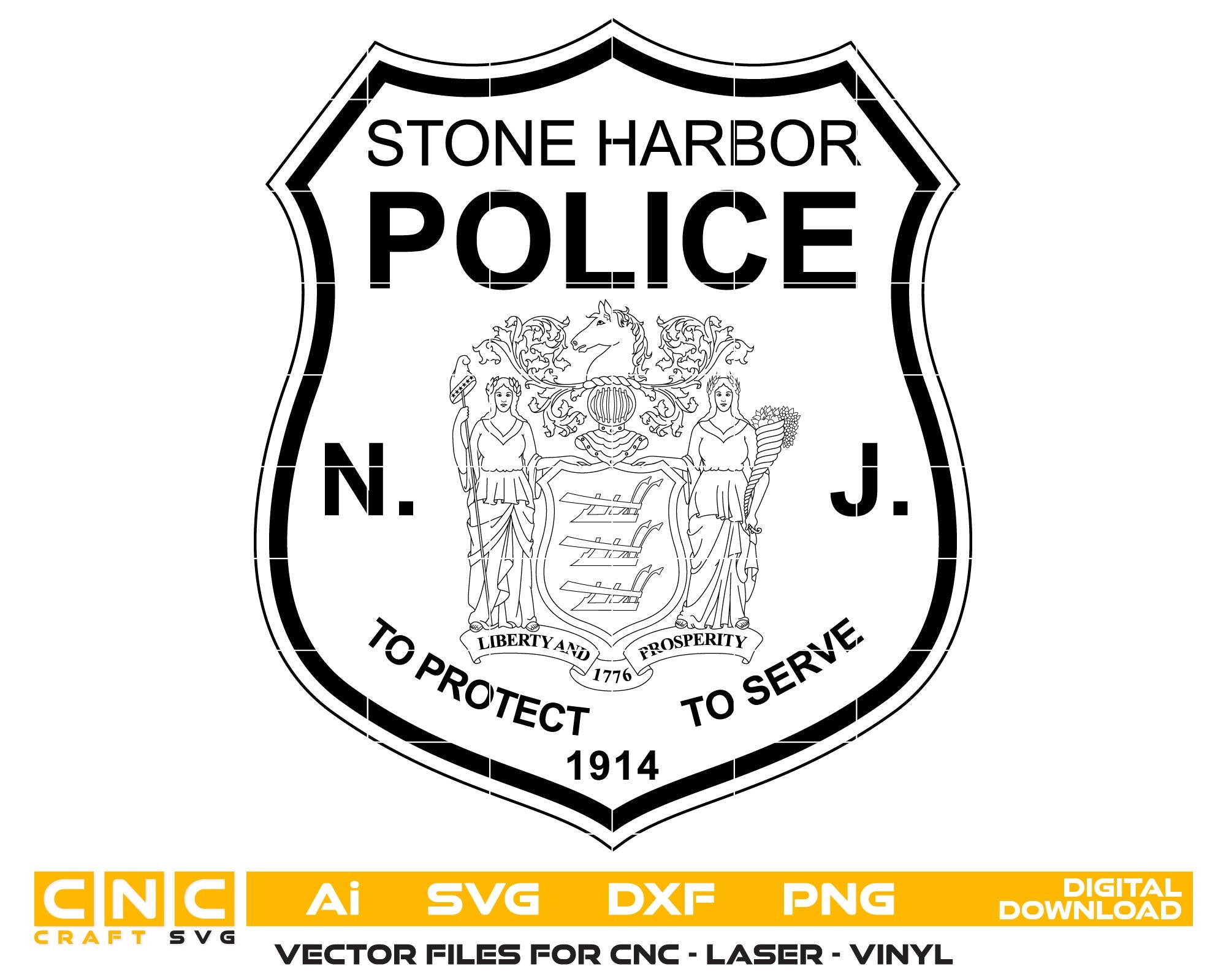 Stone Harbor Police Department Patch, NJ