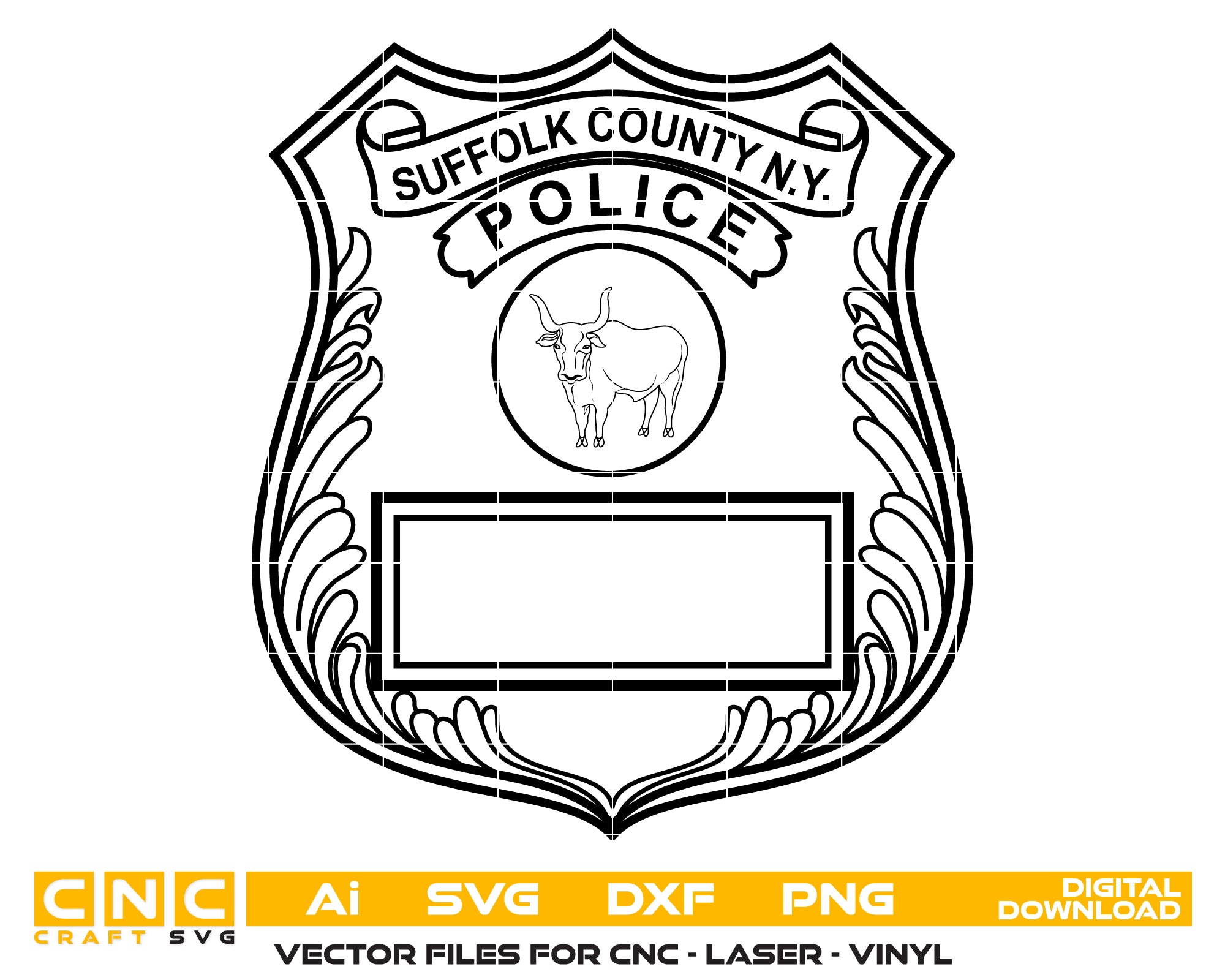 Suffolk County Police Badge