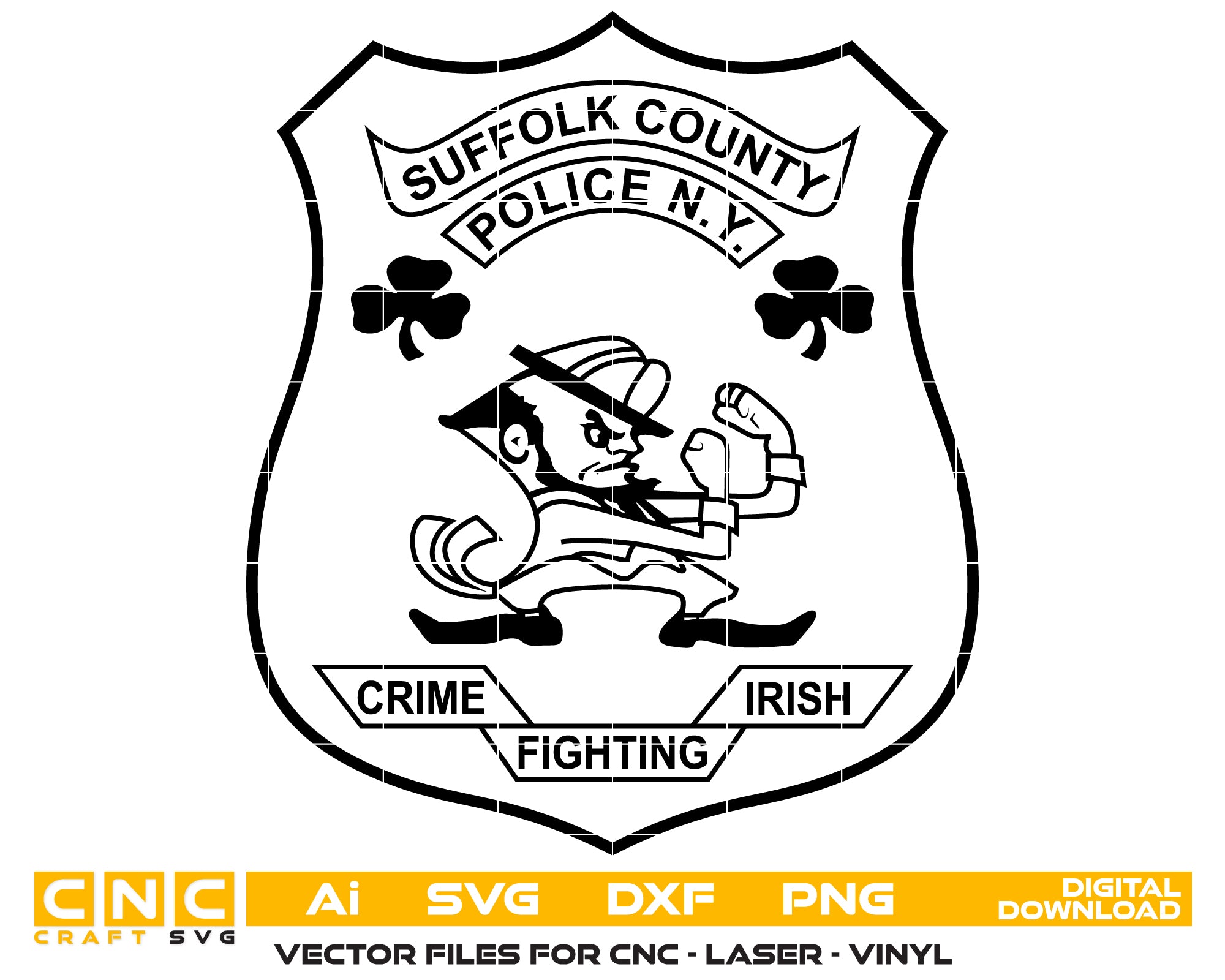 suffolk county police crime fighting irish patch svg, suffolk county police patch vector, suffolk crime fighting irish svg emblem, irish heritage police patch svg, #support