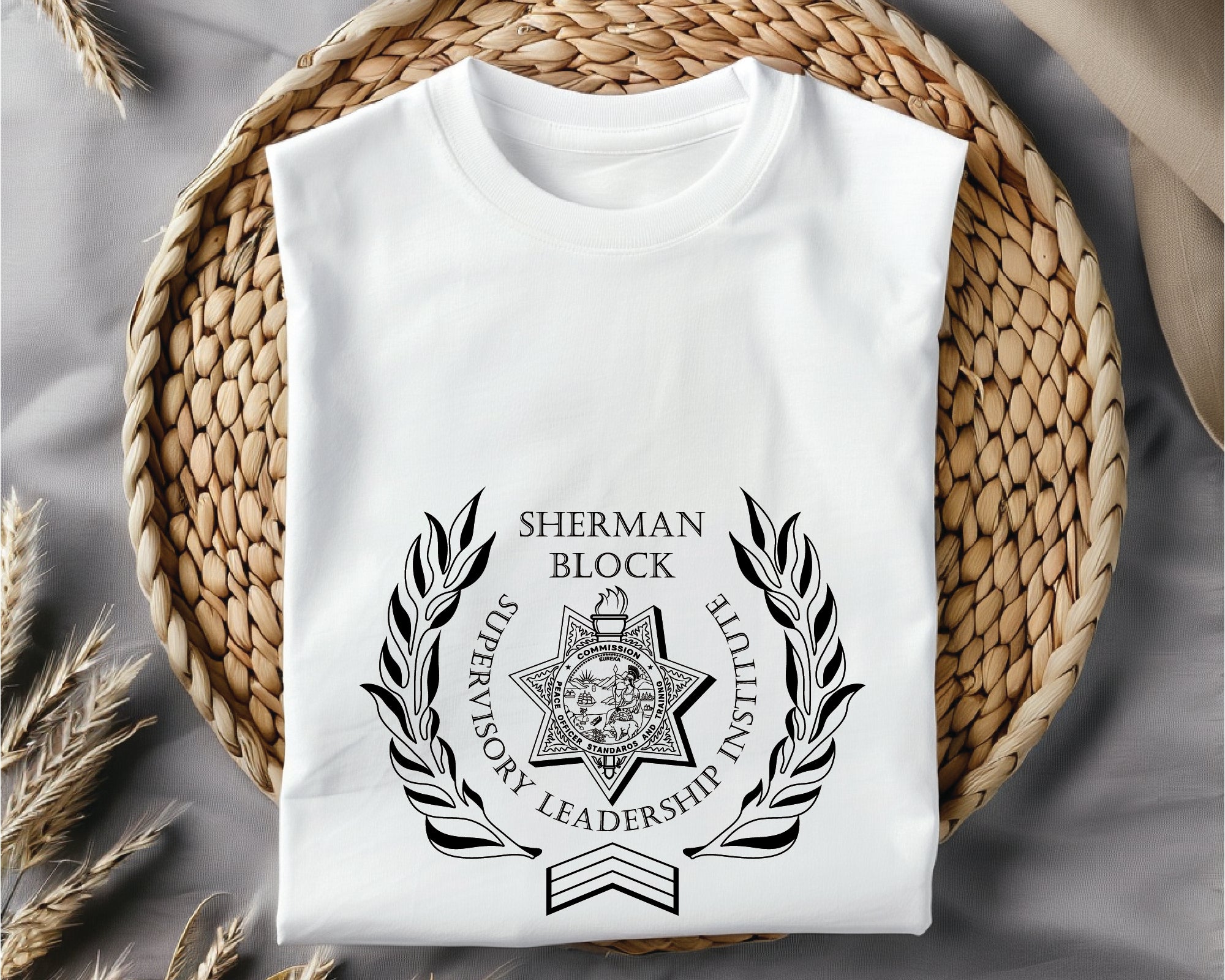 Sherman Block Logo SVG, Supervisory Leadership Institute Vector, Law Enforcement Training Logo, SBLI Badge Design, Leadership Program Vector File, SBLI Logo SVG