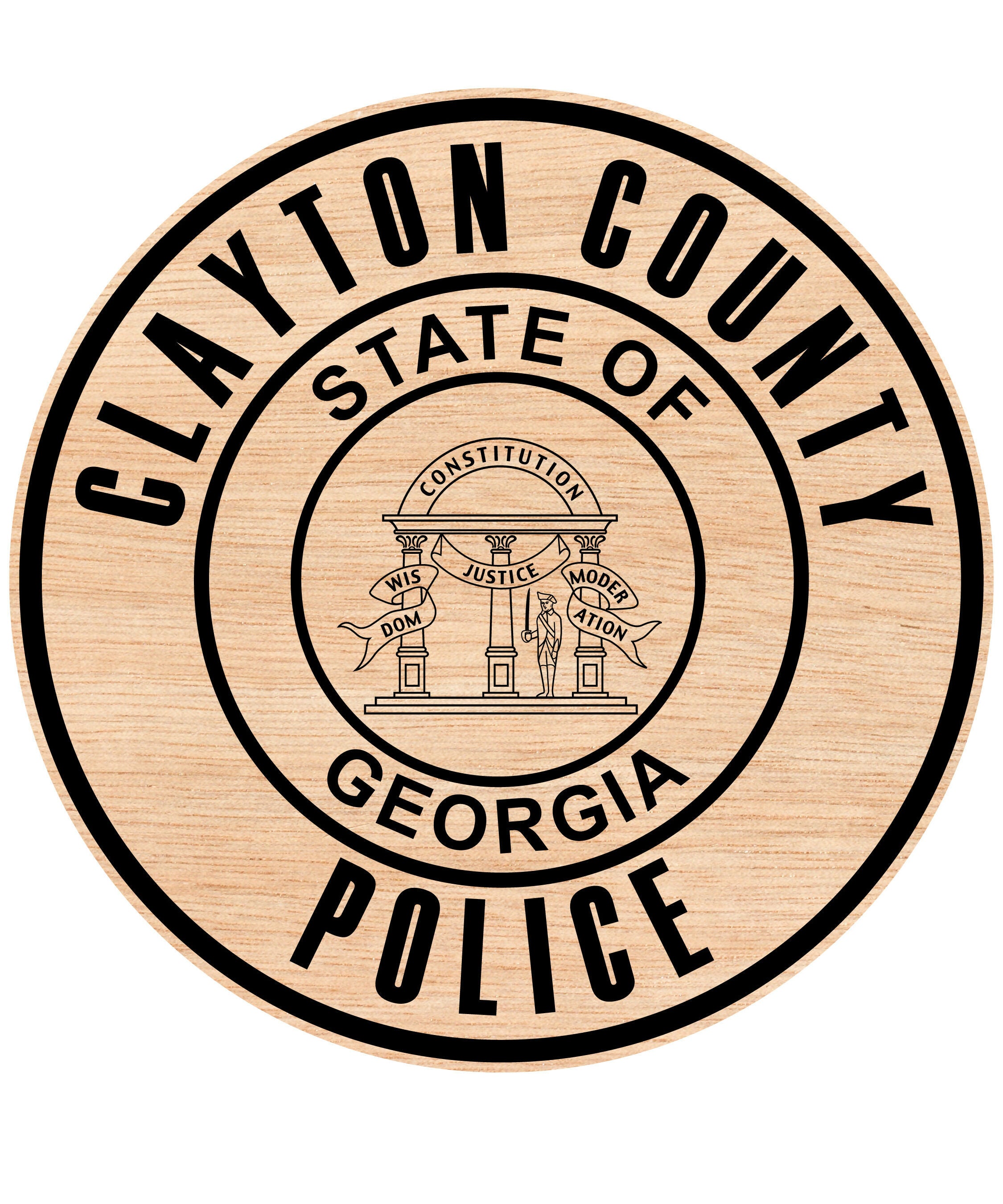 Clayton County Police Logo Vector Art1-01