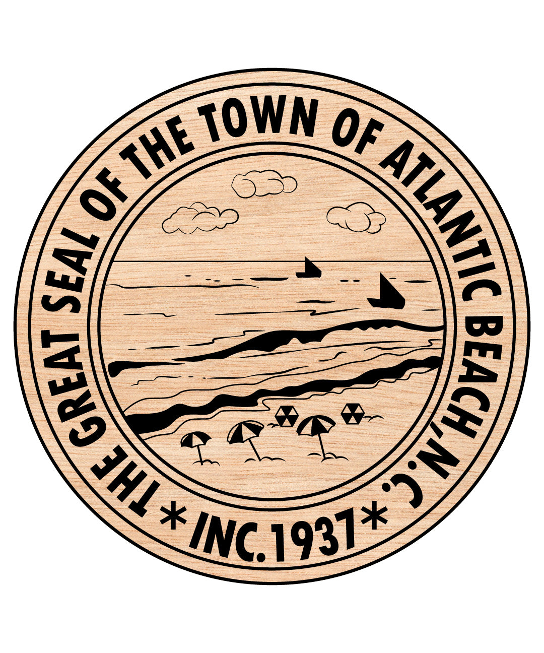 The Great Seal Of The Town of Atlantic Beach