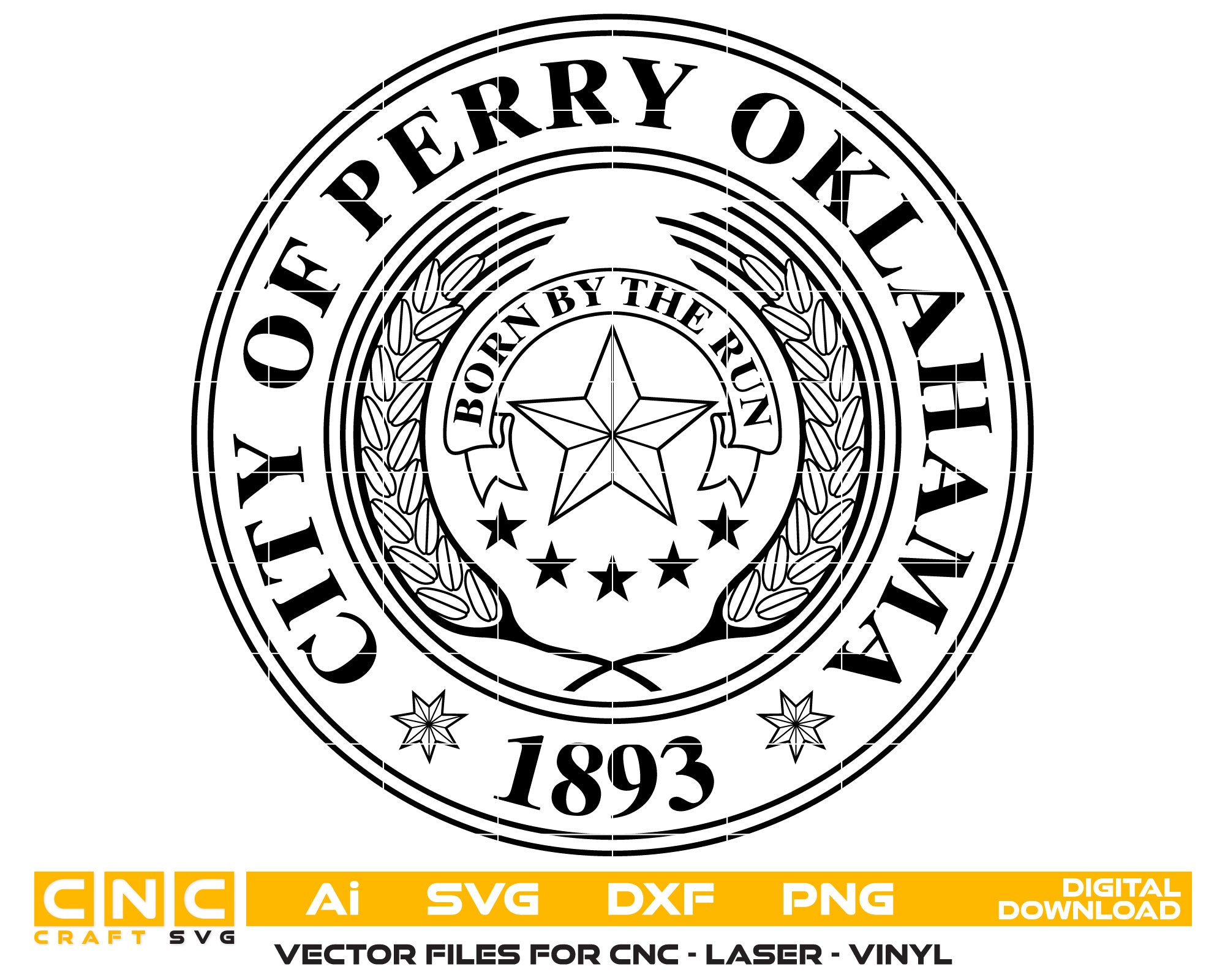 The Seal Of The City Of Perry, Oklahoma