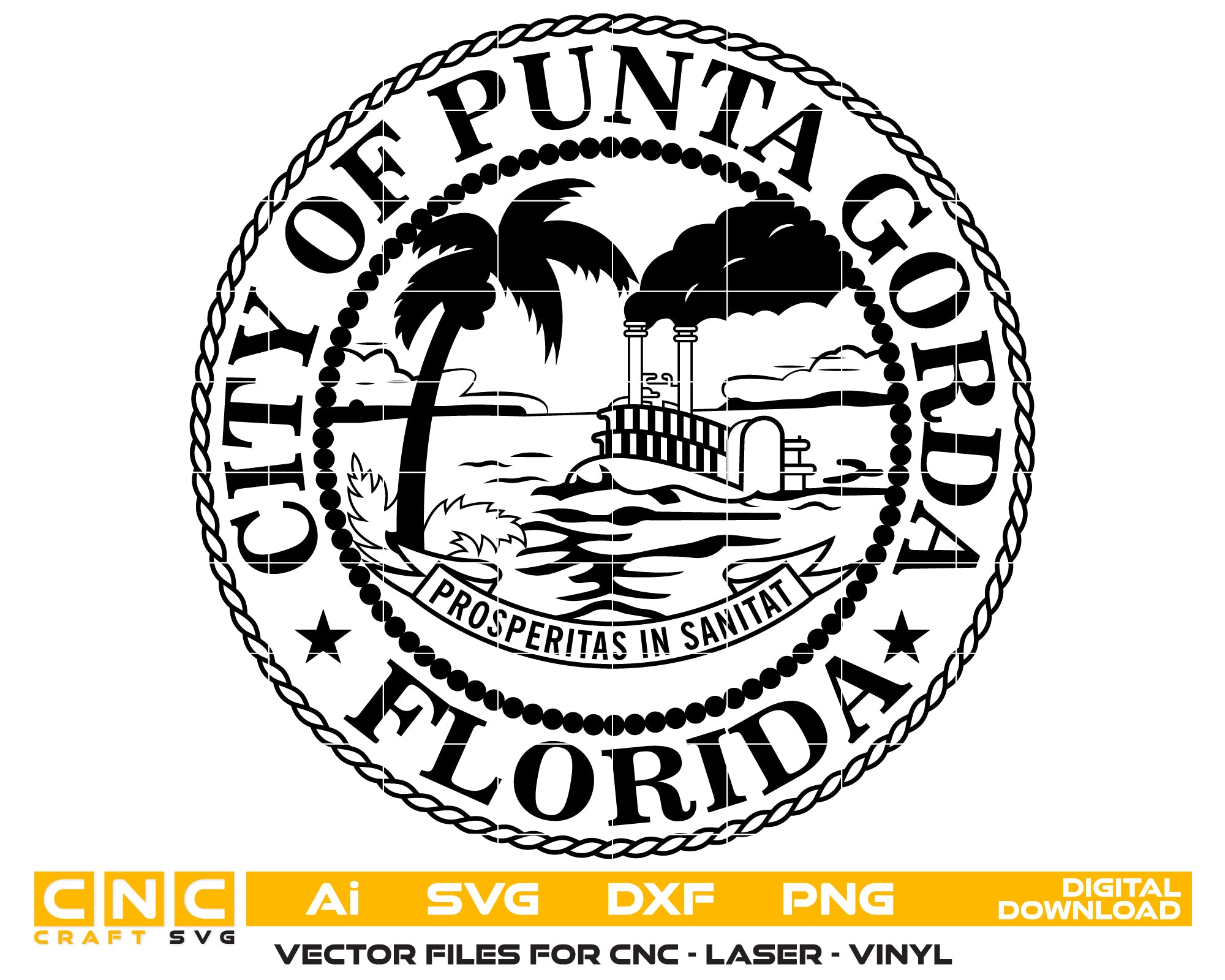 The Seal Of The City Of Punta Gorda, Florida