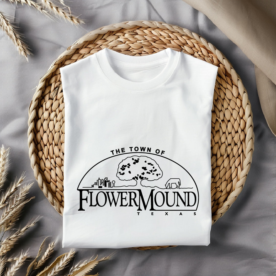 The Town Of Flower Mound Logo Vector Art – Digital Download