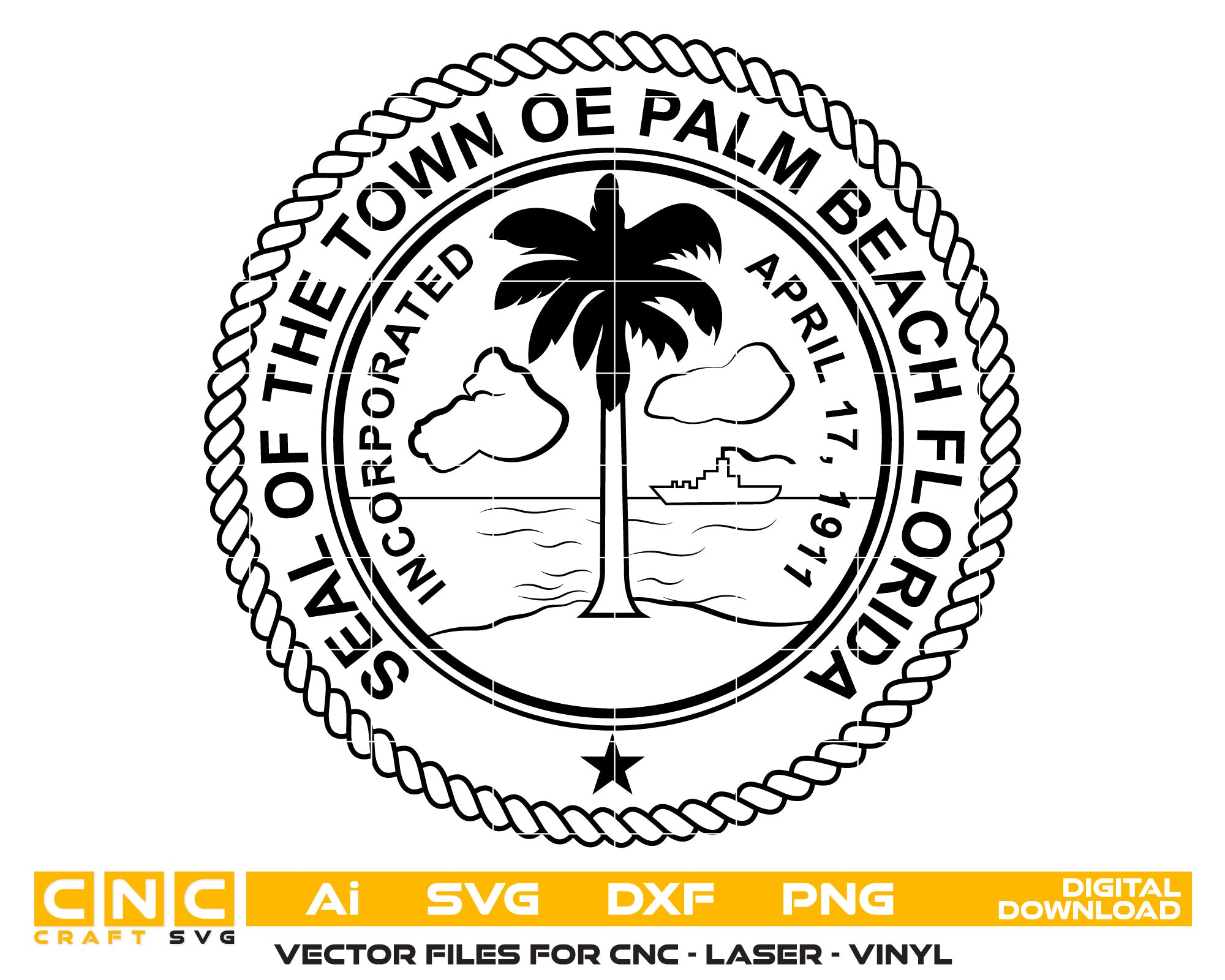 Town Of Palm Beach Florida Seal