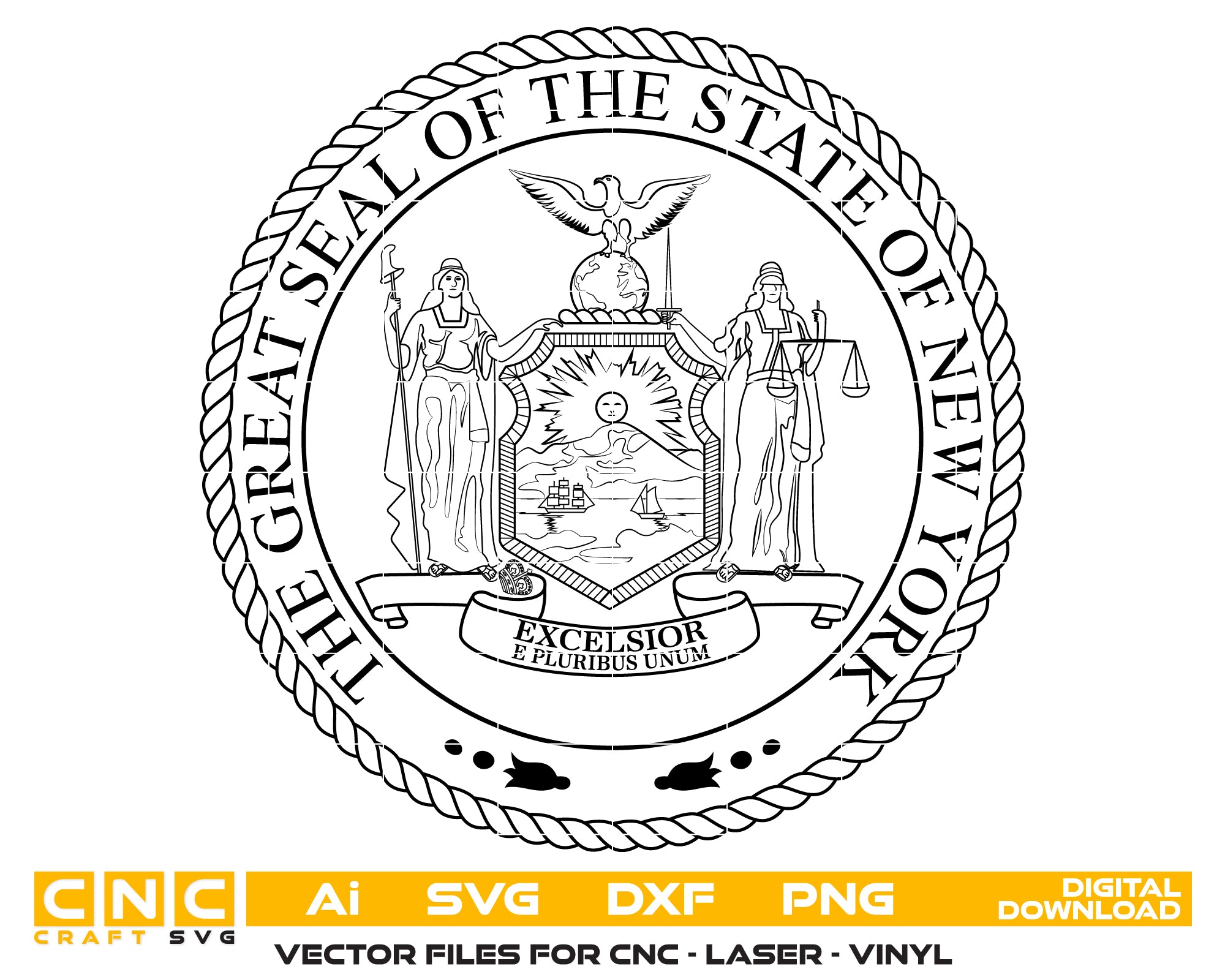 great seal of the state of new york svg, new york state seal vector design, ny official state emblem svg, new york government seal svg, state of new york crest svg