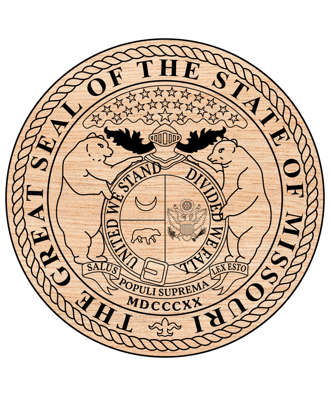State of Missouri Seal SVG – Official State Emblem Vector Art