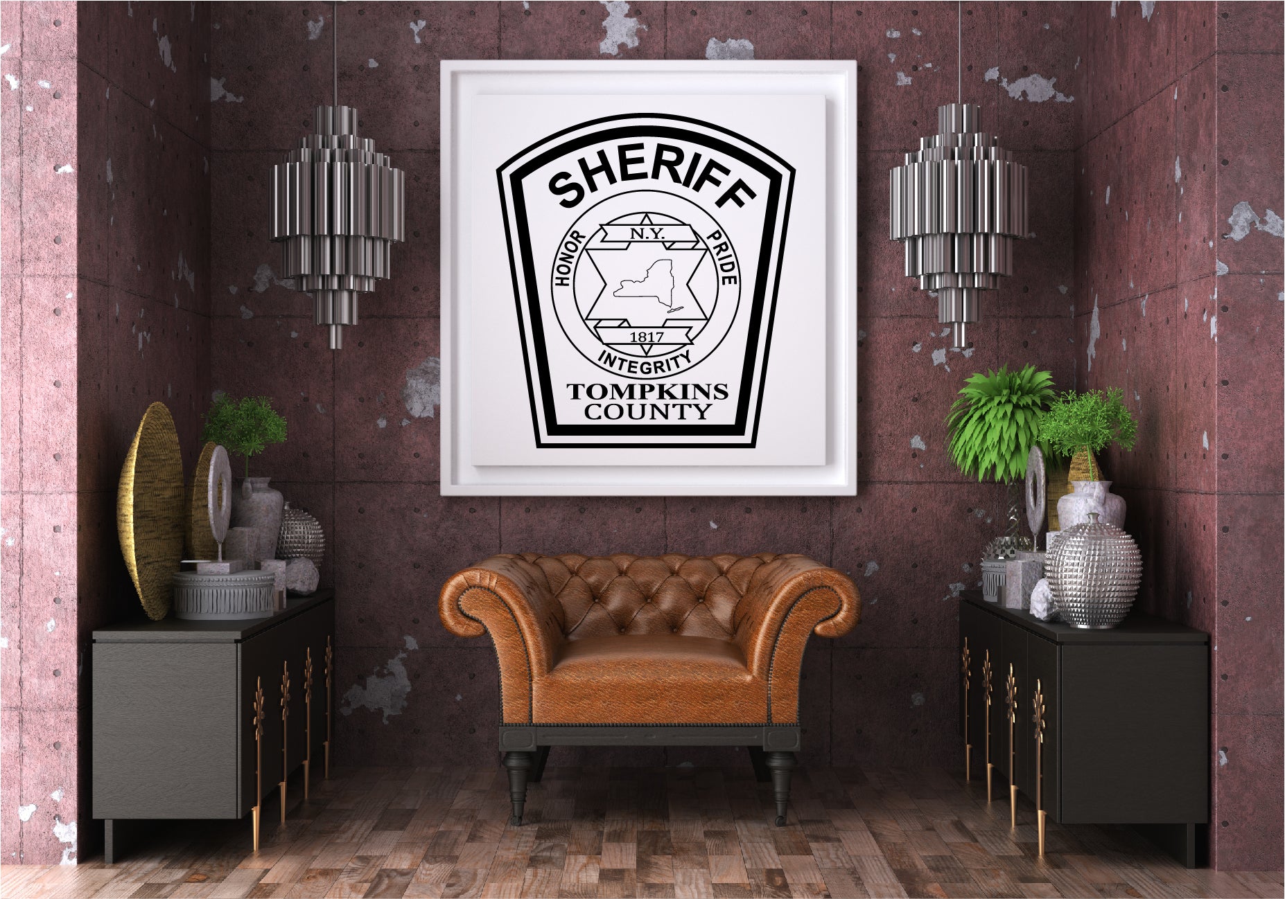 Tompkins County Sheriff Badge